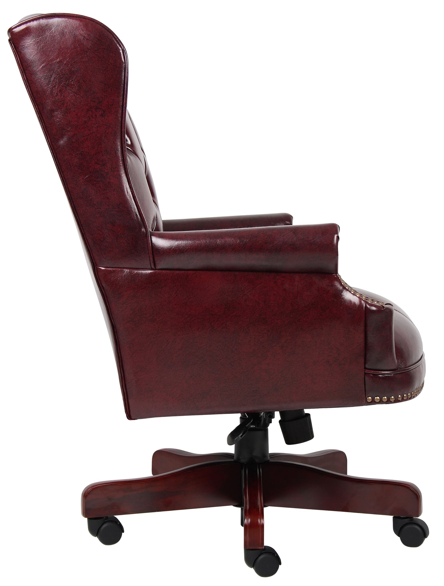 Boss Wingback Traditional Chair In Burgundy image 6