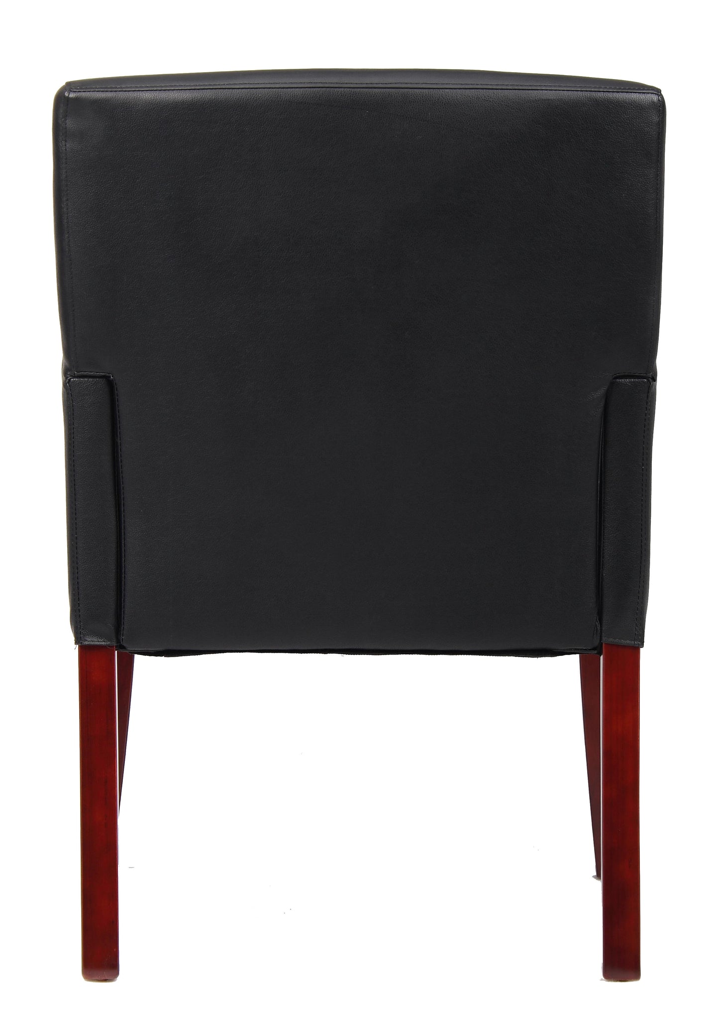 Boss Box Arm guest, accent or dining chair W/Mahogany Finish image 7