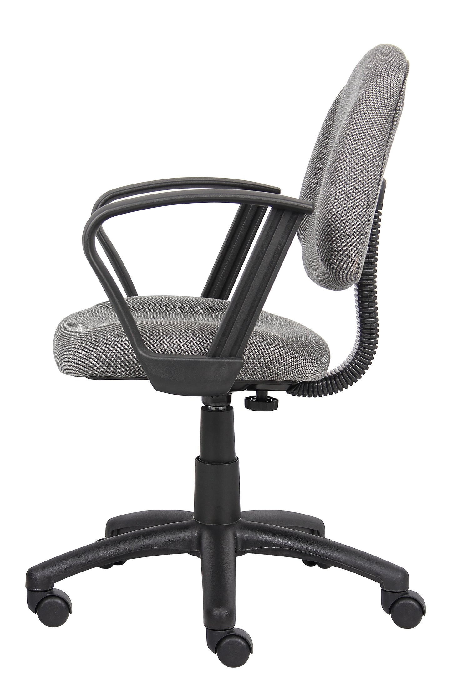 Boss Grey Deluxe Posture Chair W/ Loop Arms image 7