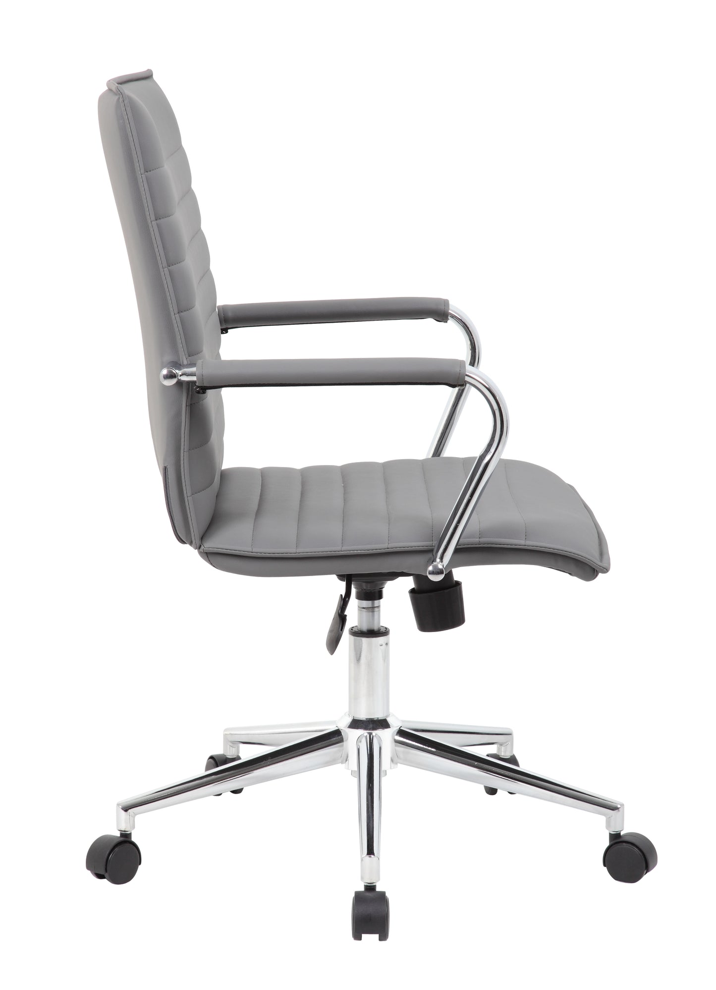 Boss Grey Vinyl Hospitality Chair image 8