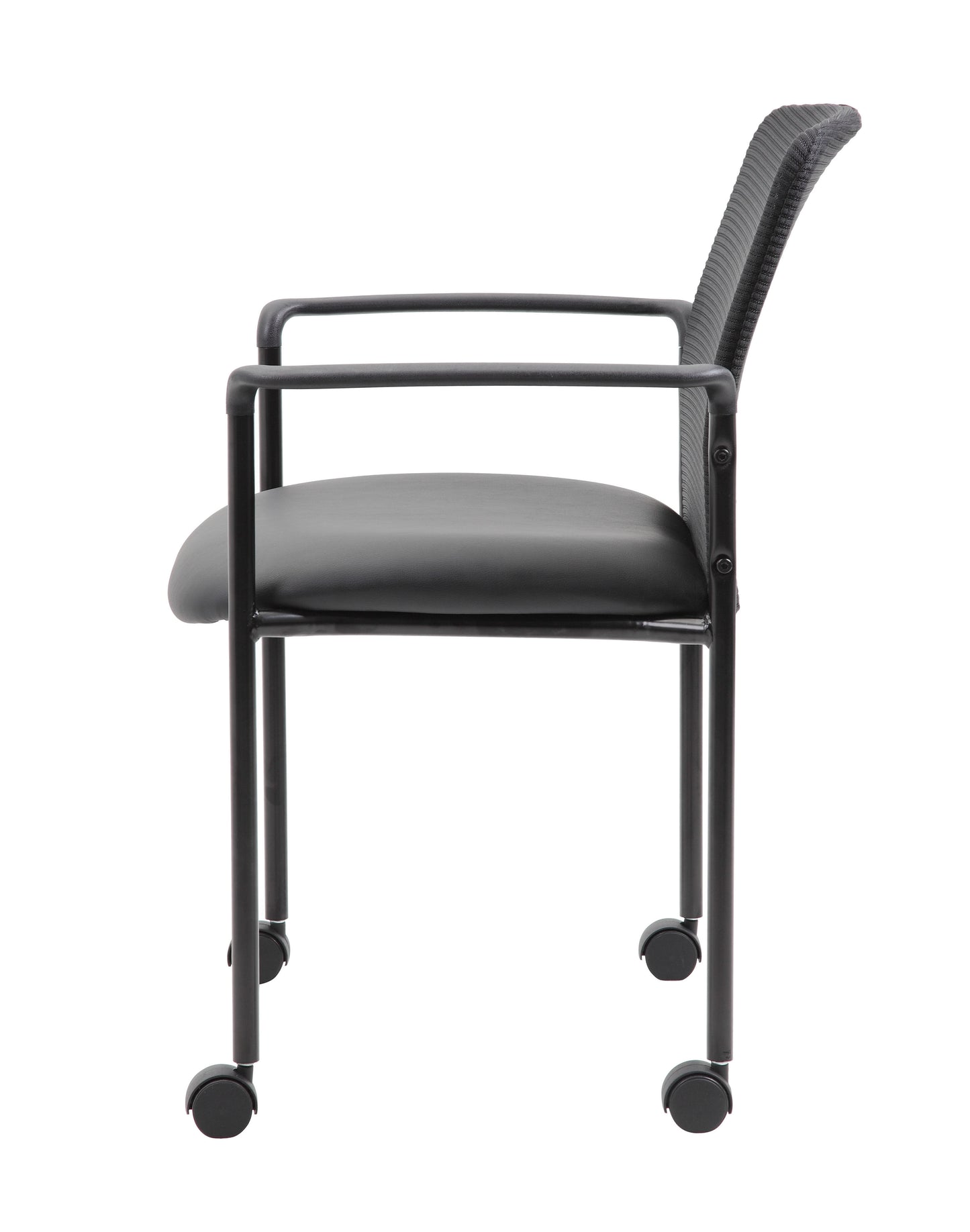Boss Mesh Guest Chair with Casters, Black image 8