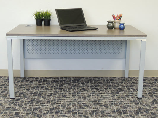 60"x24" Simple System Desk With Modesty Panel