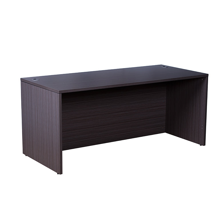 72"x42" Bow Front Desk Shell ( 7 Finishes )
