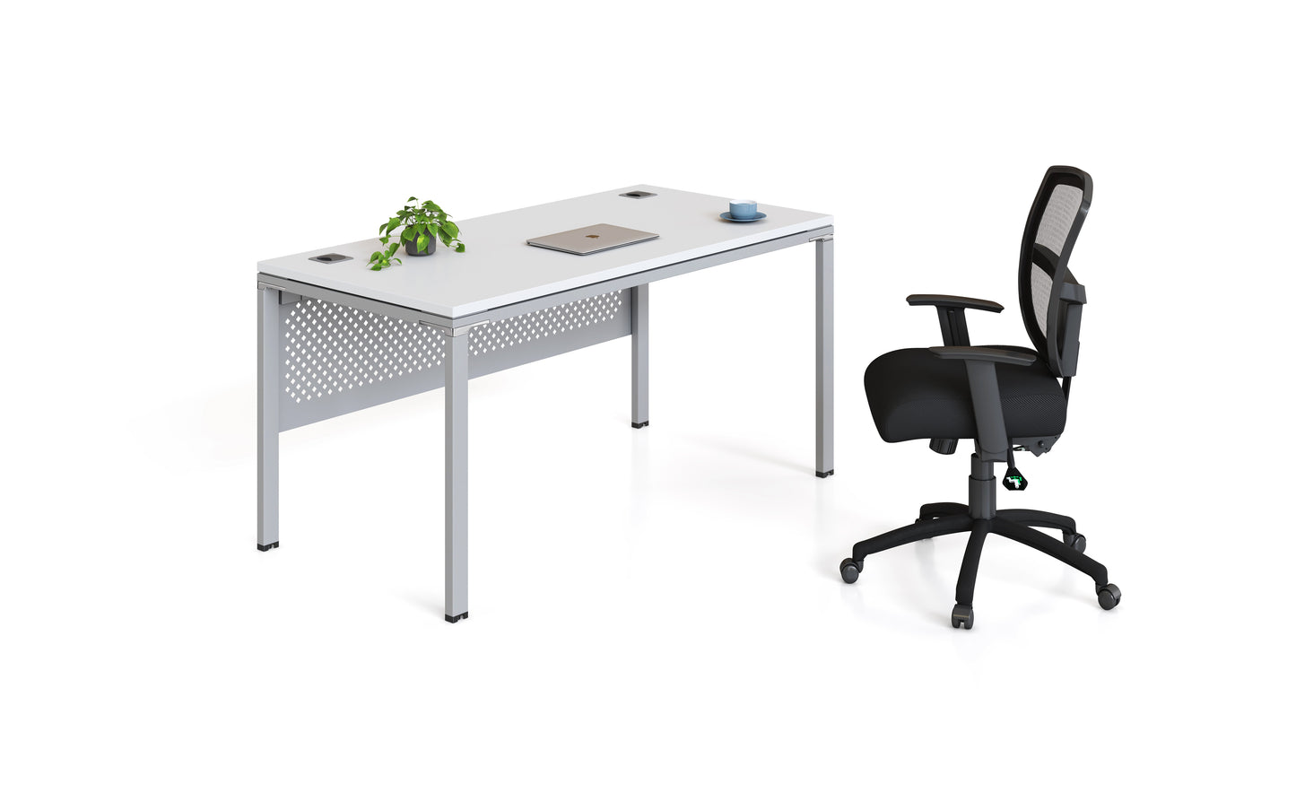 60"x24" Simple System Desk With Modesty Panel