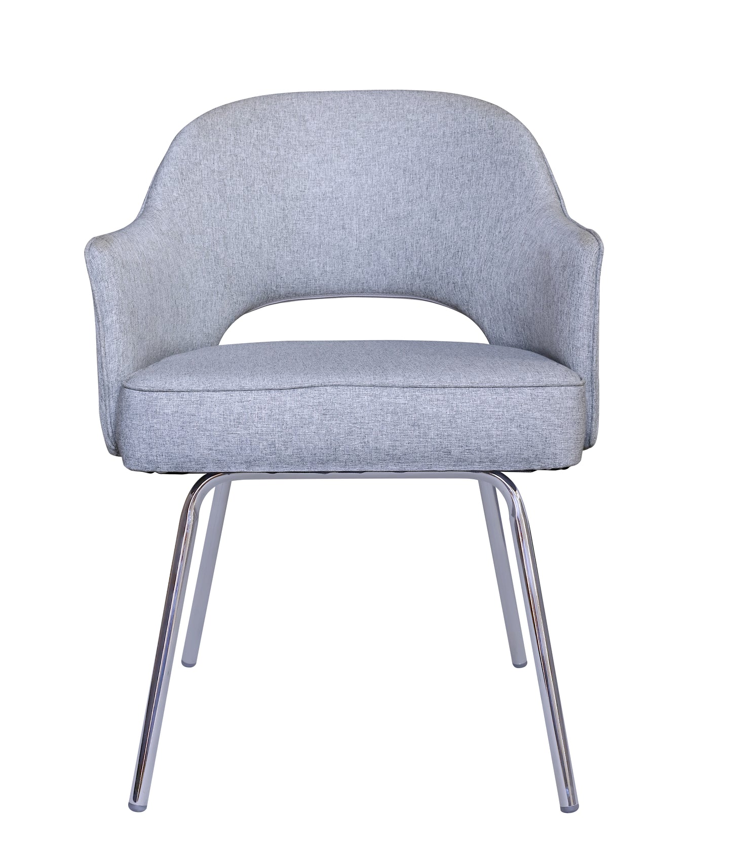 Grey Linen Guest Chair image 5