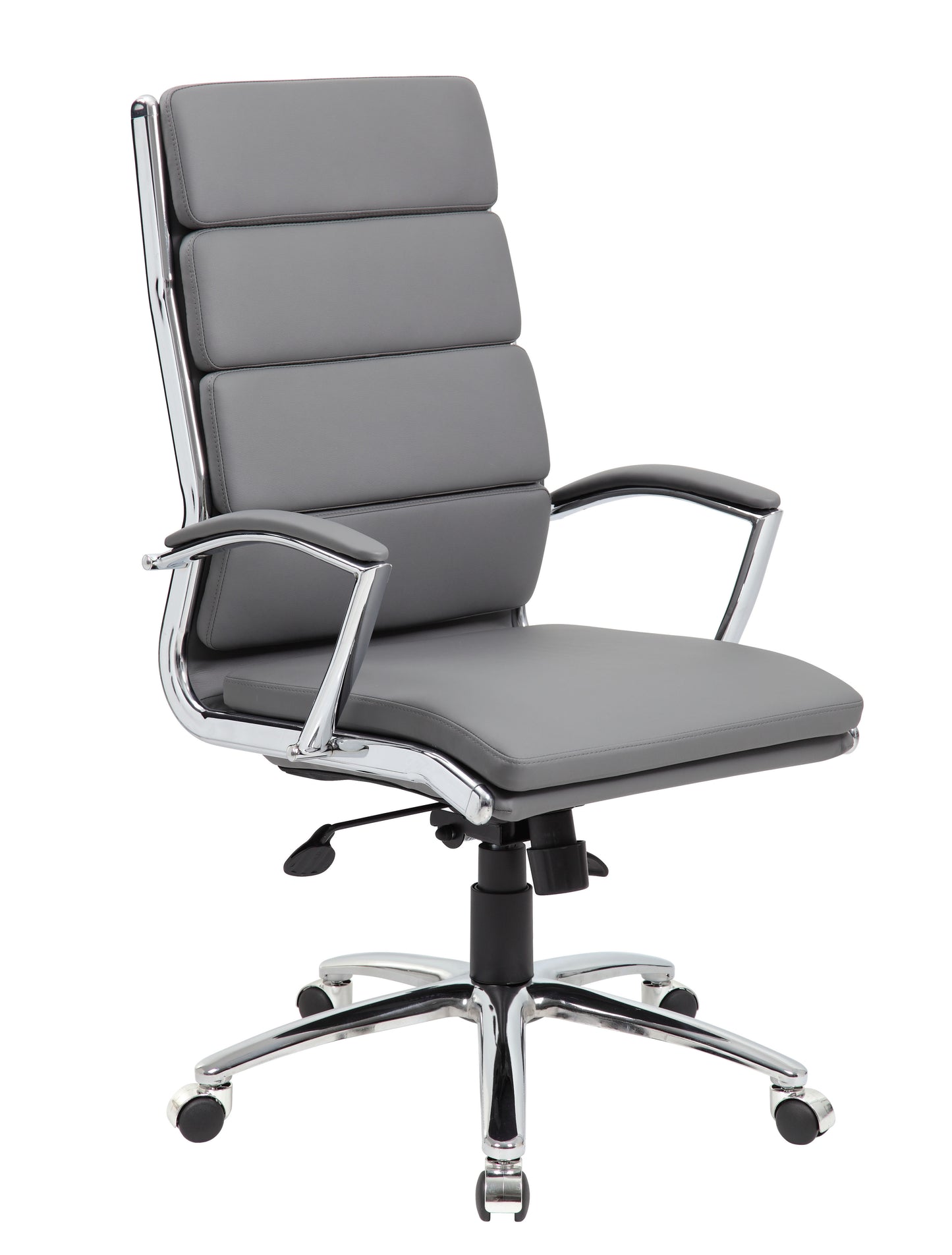 Boss Executive CaressoftPlus Chair with Metal Chrome Finish