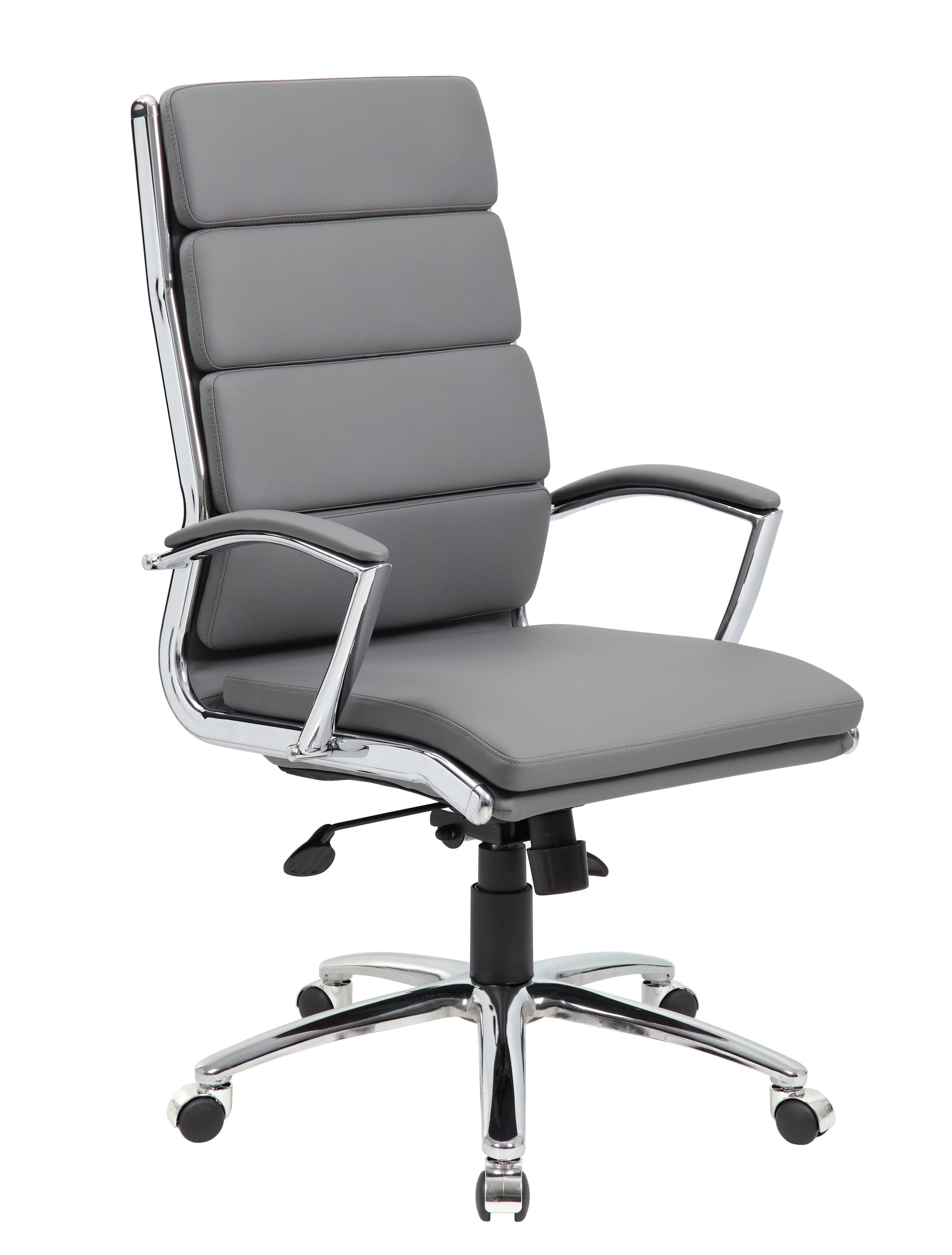 Boss Executive CaressoftPlus Chair with Metal Chrome Finish