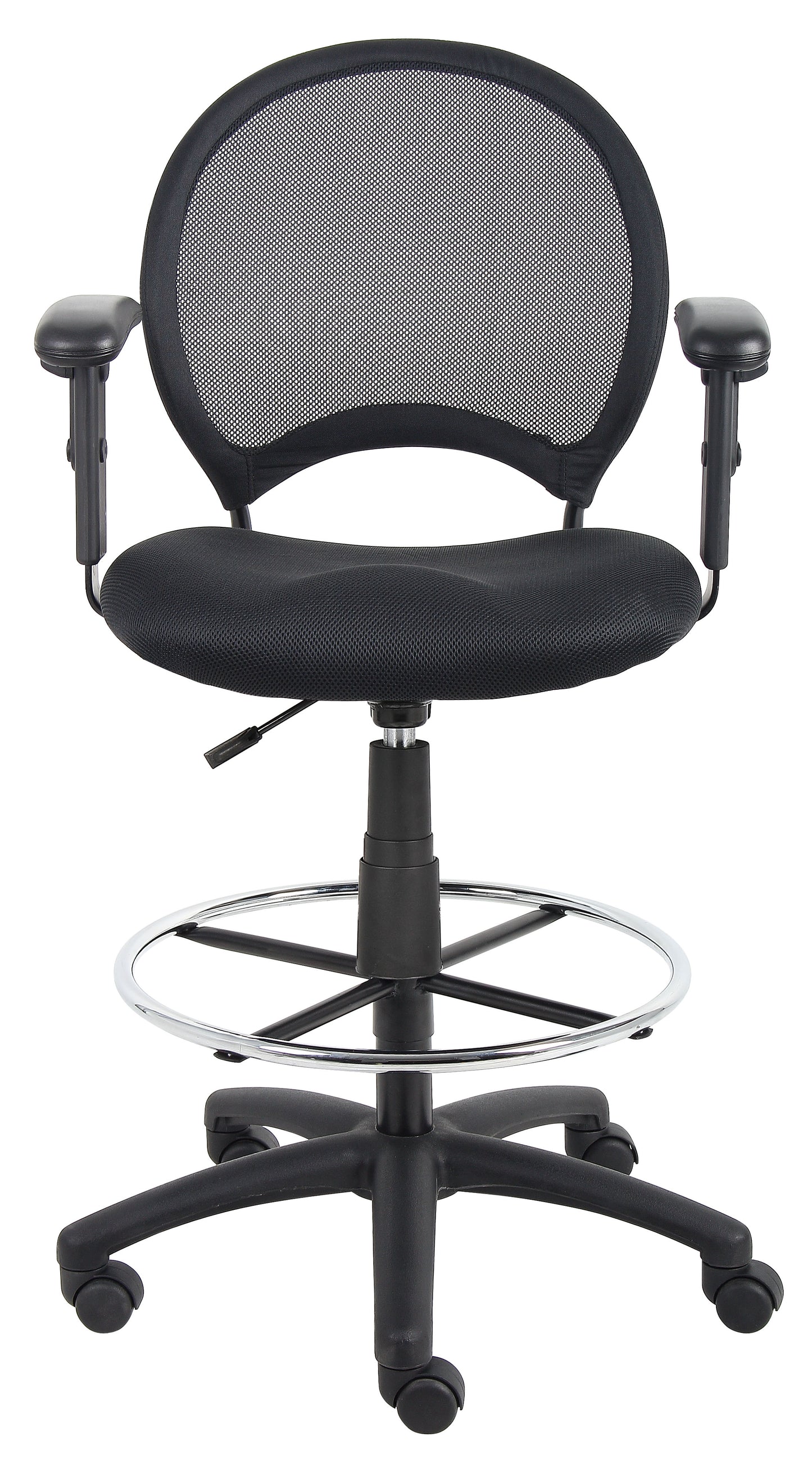 Boss Mesh Drafting Stool W/ Adjustable Arms image 5