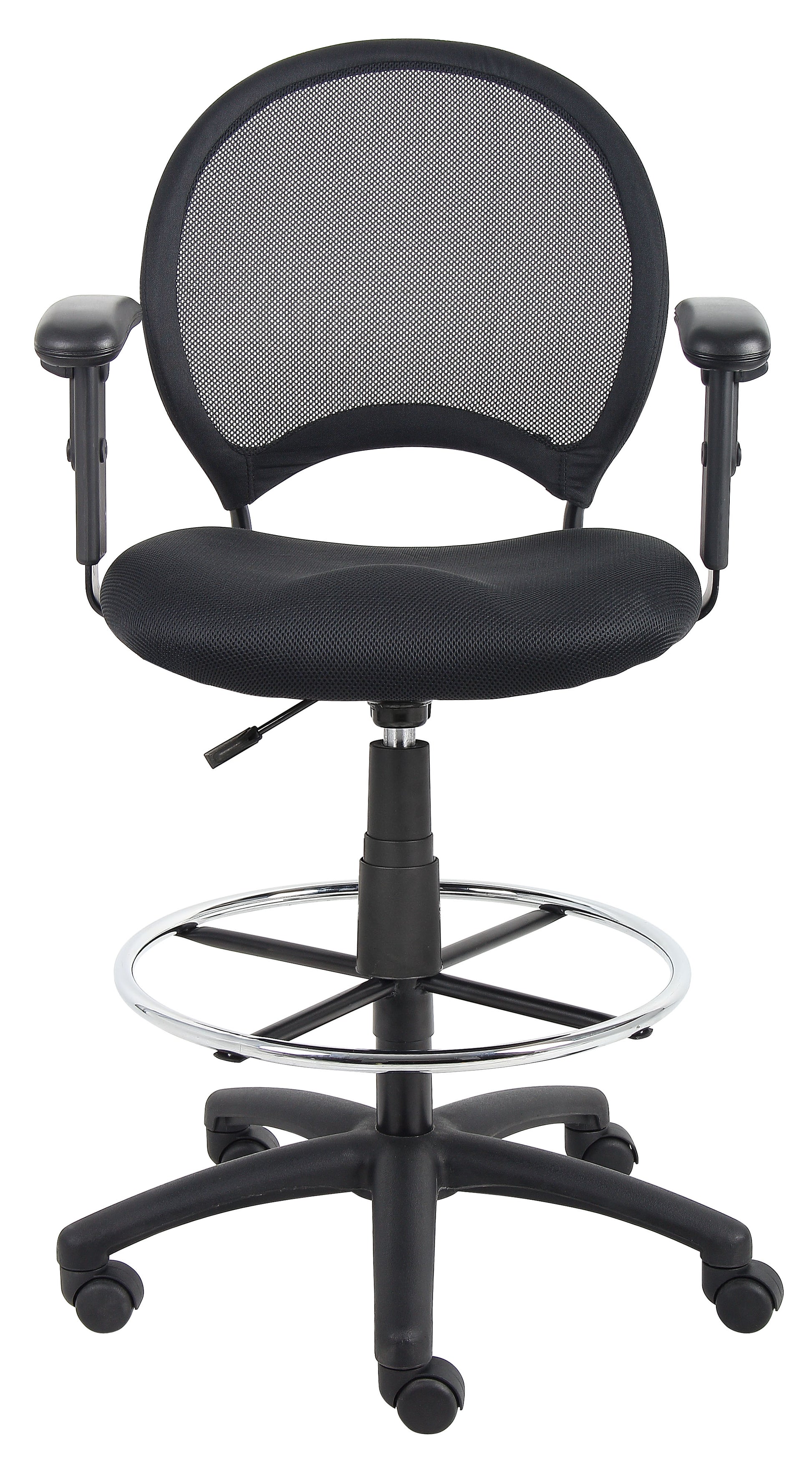 Boss Mesh Drafting Stool W/ Adjustable Arms image 5