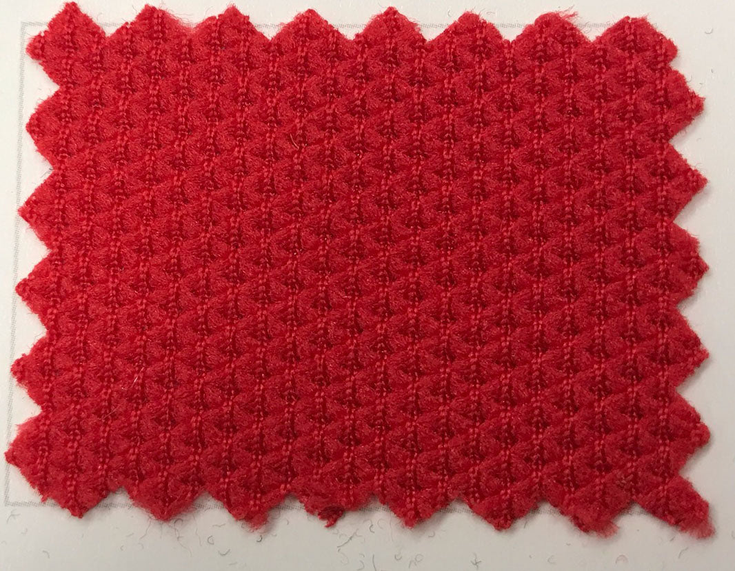 Mesh fabric seat cover, Red image 2