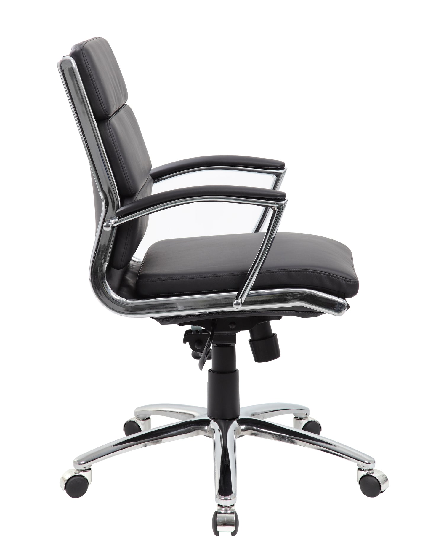 Boss Executive CaressoftPlus Chair with Metal Chrome Finish - Mid Back image 6