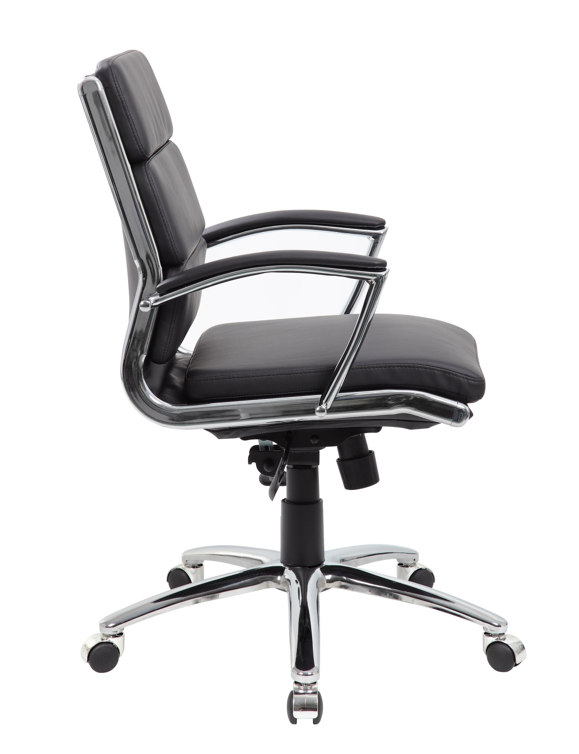 Boss Executive CaressoftPlus Chair with Metal Chrome Finish - Mid Back image 6