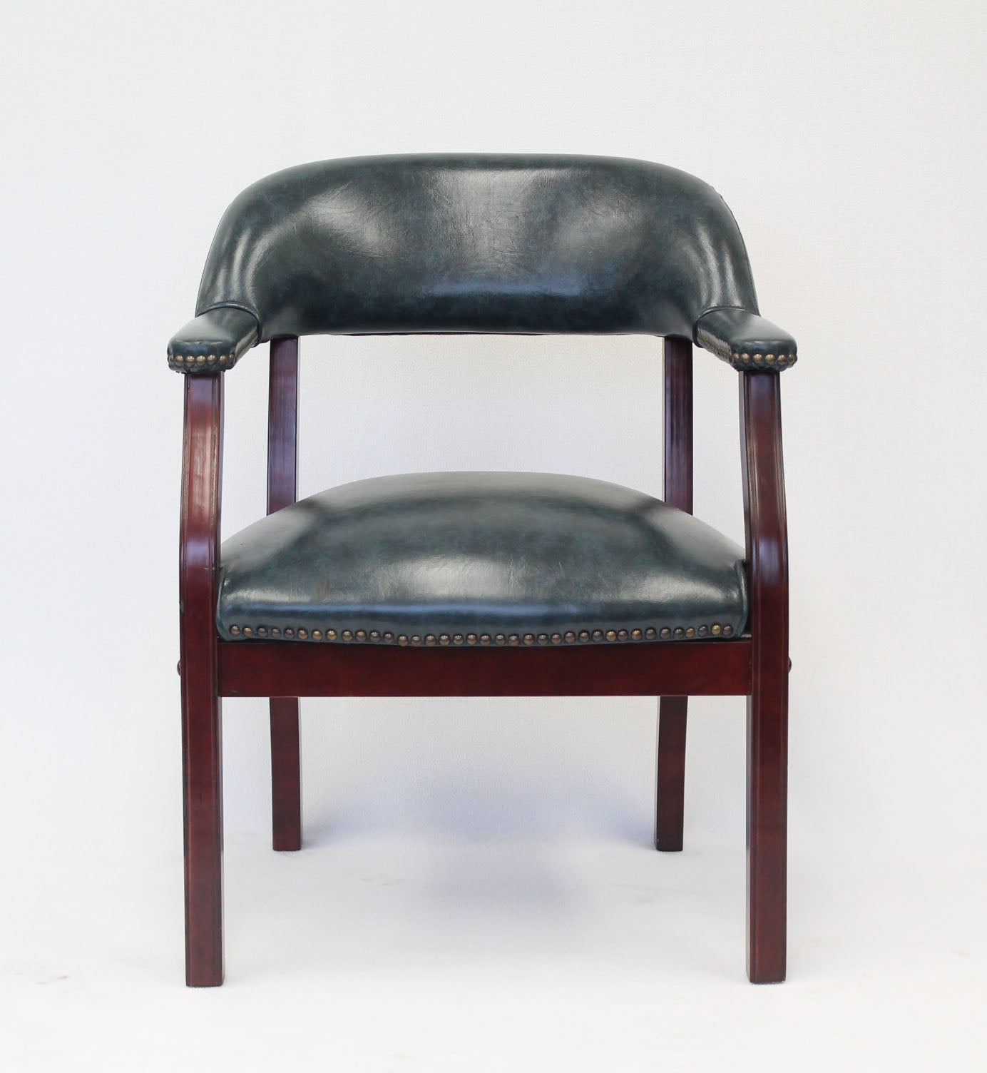 Boss Captain's guest, accent or dining chair in Blue Vinyl image 4
