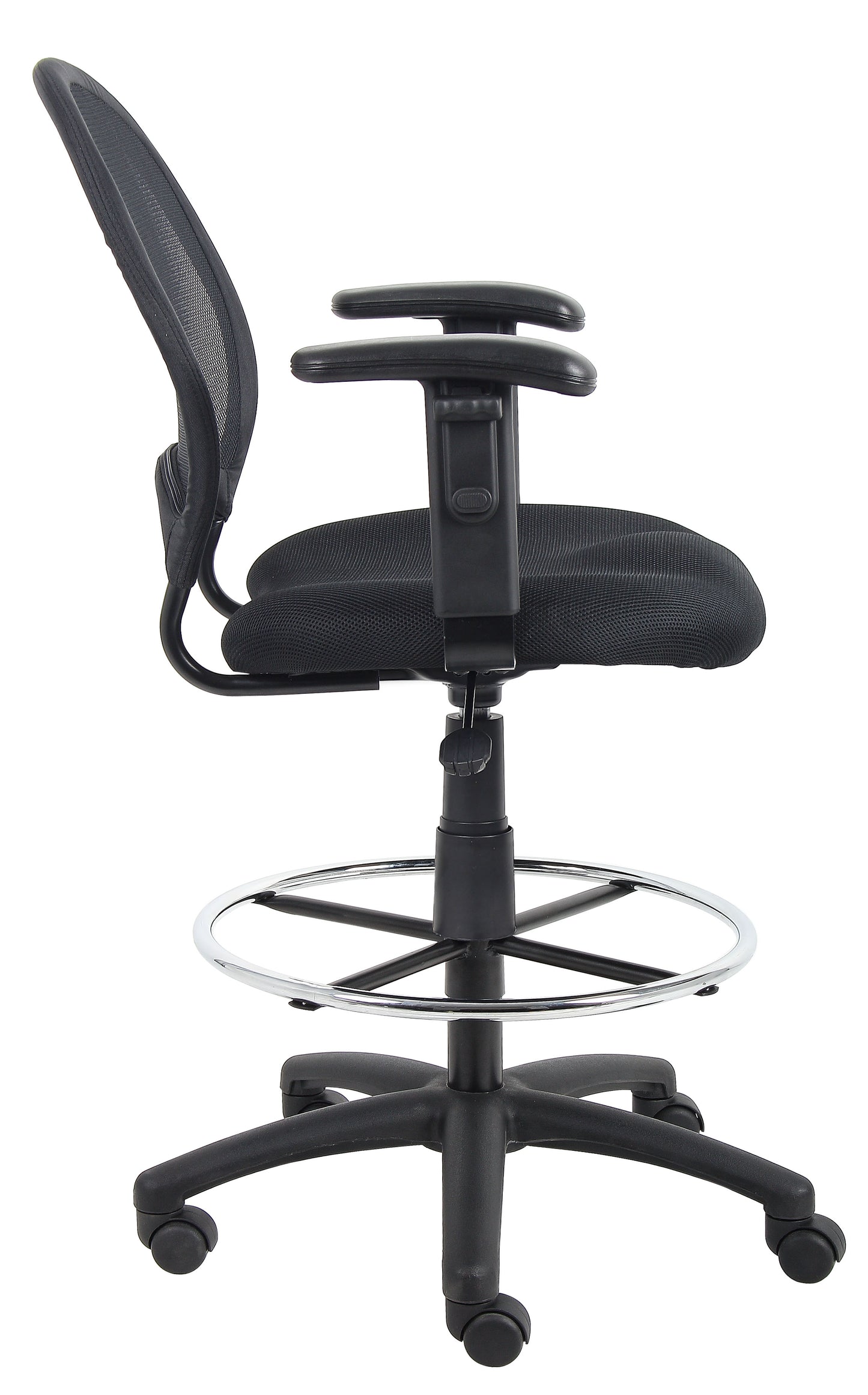 Boss Mesh Drafting Stool W/ Adjustable Arms image 6