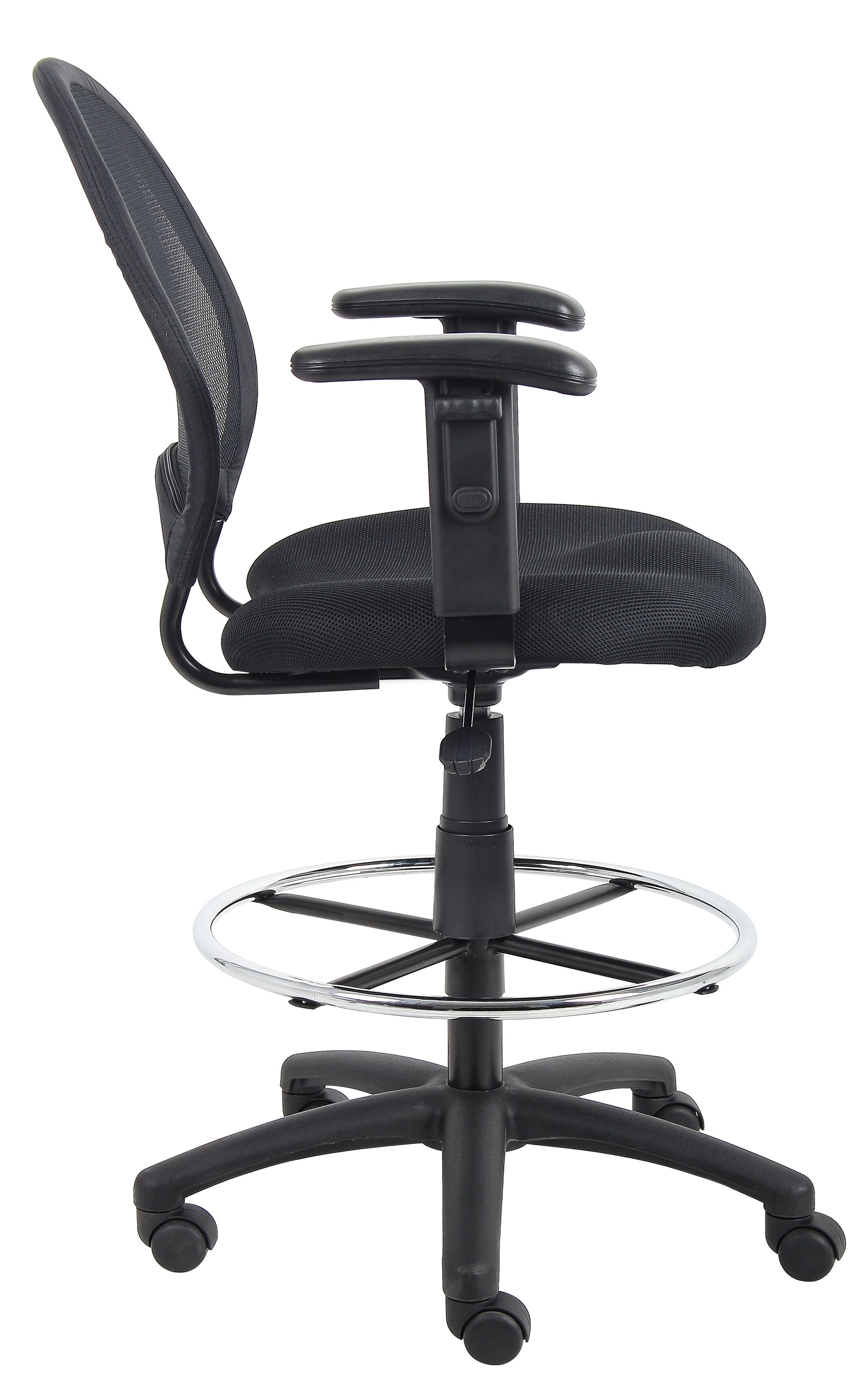 Boss Mesh Drafting Stool W/ Adjustable Arms image 6