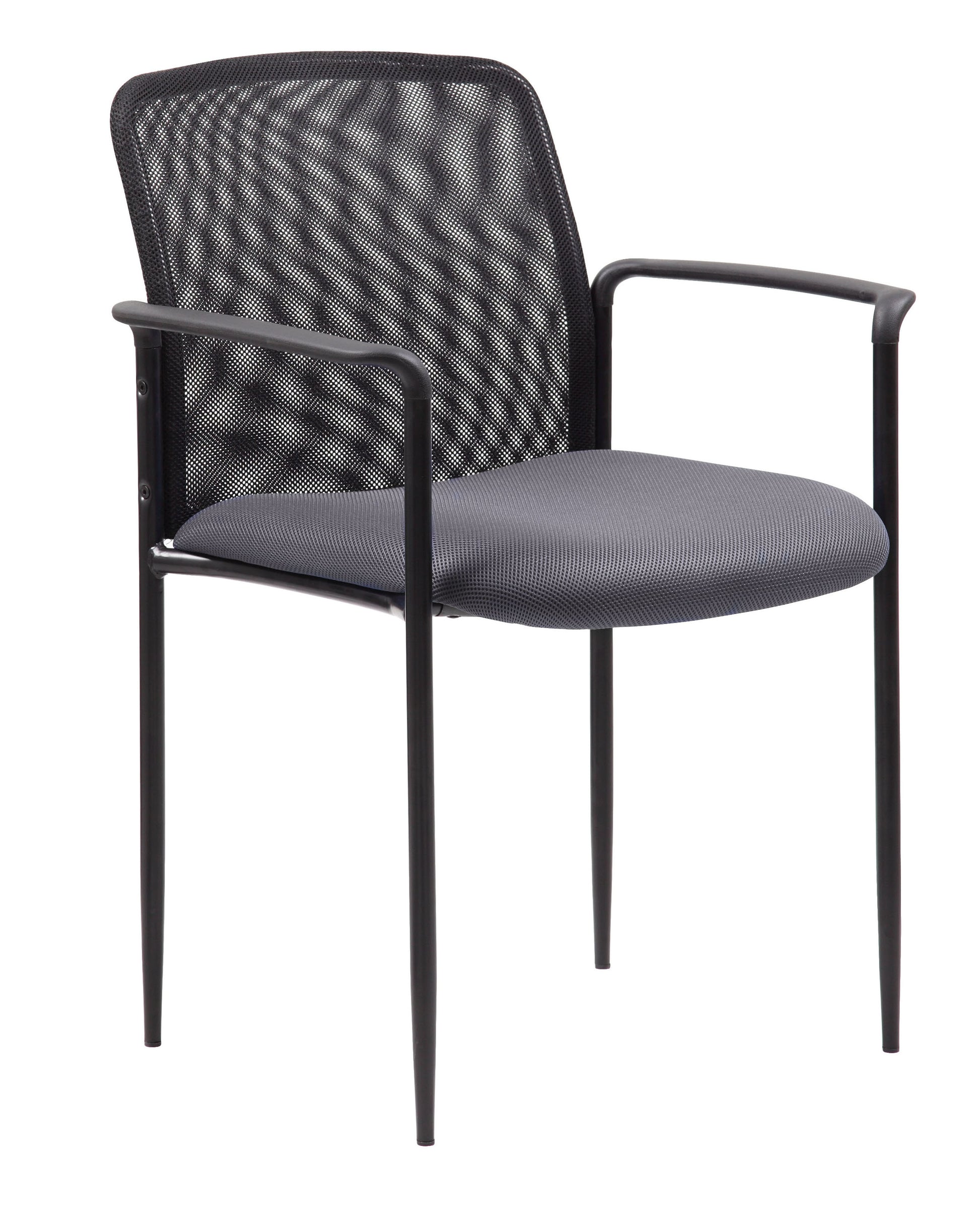 Boss Stackable Mesh Guest Chair - Grey
