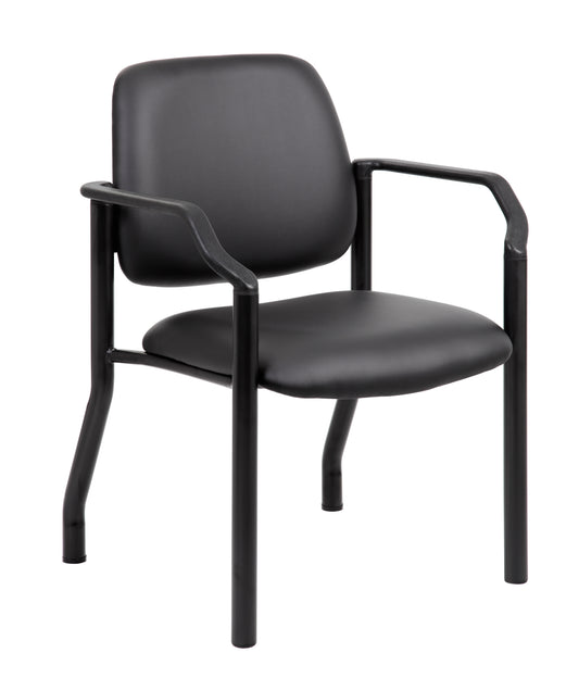 Boss Antimicrobial Guest Chair, 300 lb. weight capacity
