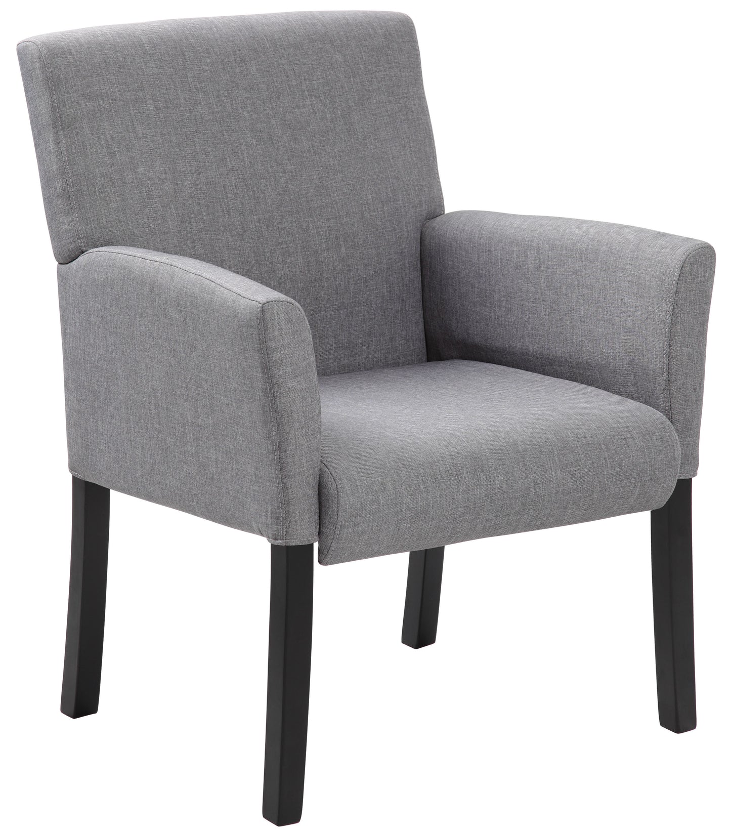 Boss Box Arm guest, accent or dining chair W/Black Base