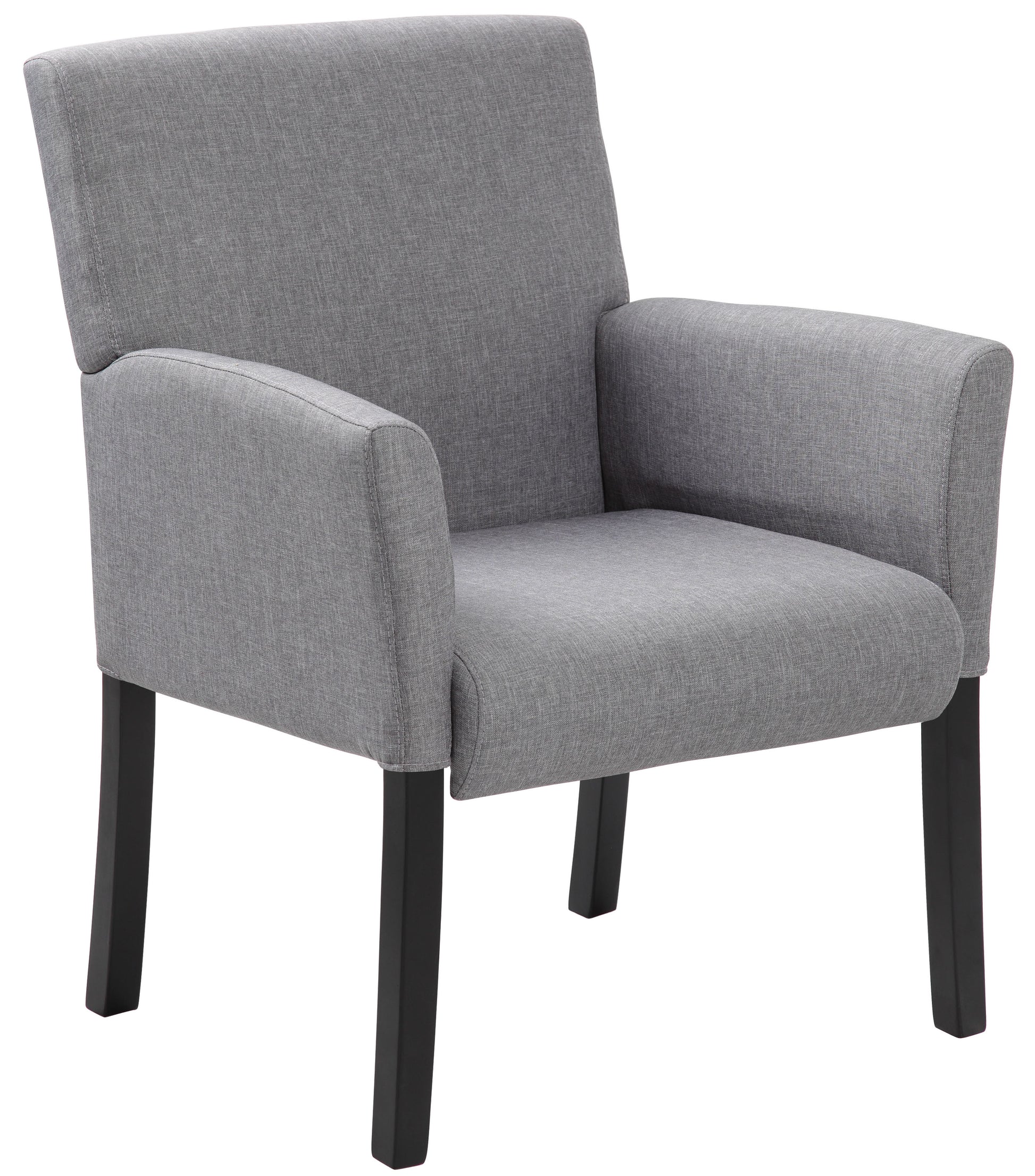 Boss Box Arm guest, accent or dining chair W/Black Base