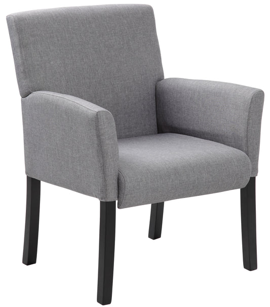Boss Box Arm guest, accent or dining chair W/Black Base