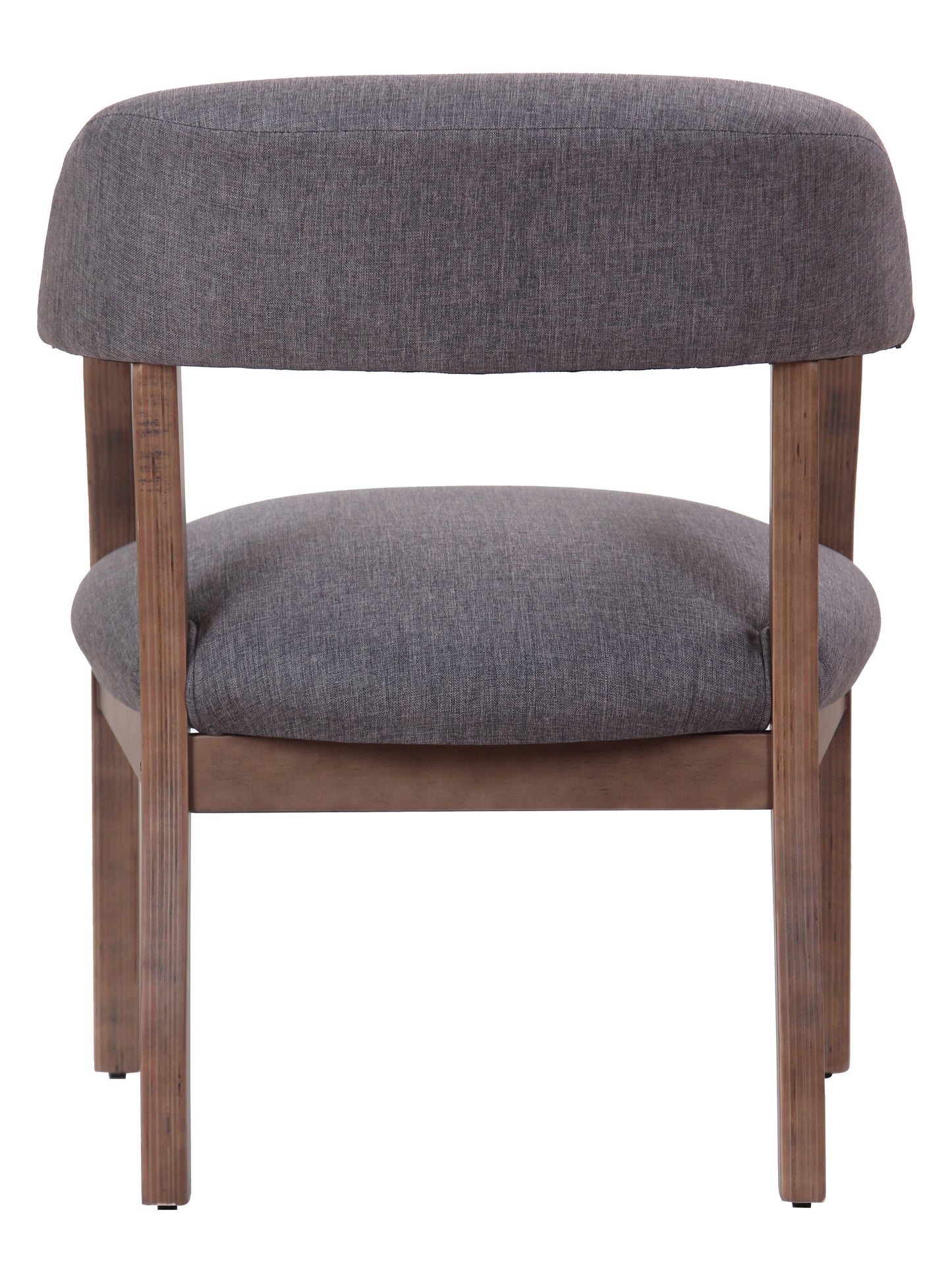 Boss Modern Captain's guest, accent or dining chair in Slate Grade Commercial Grade Linen image 4