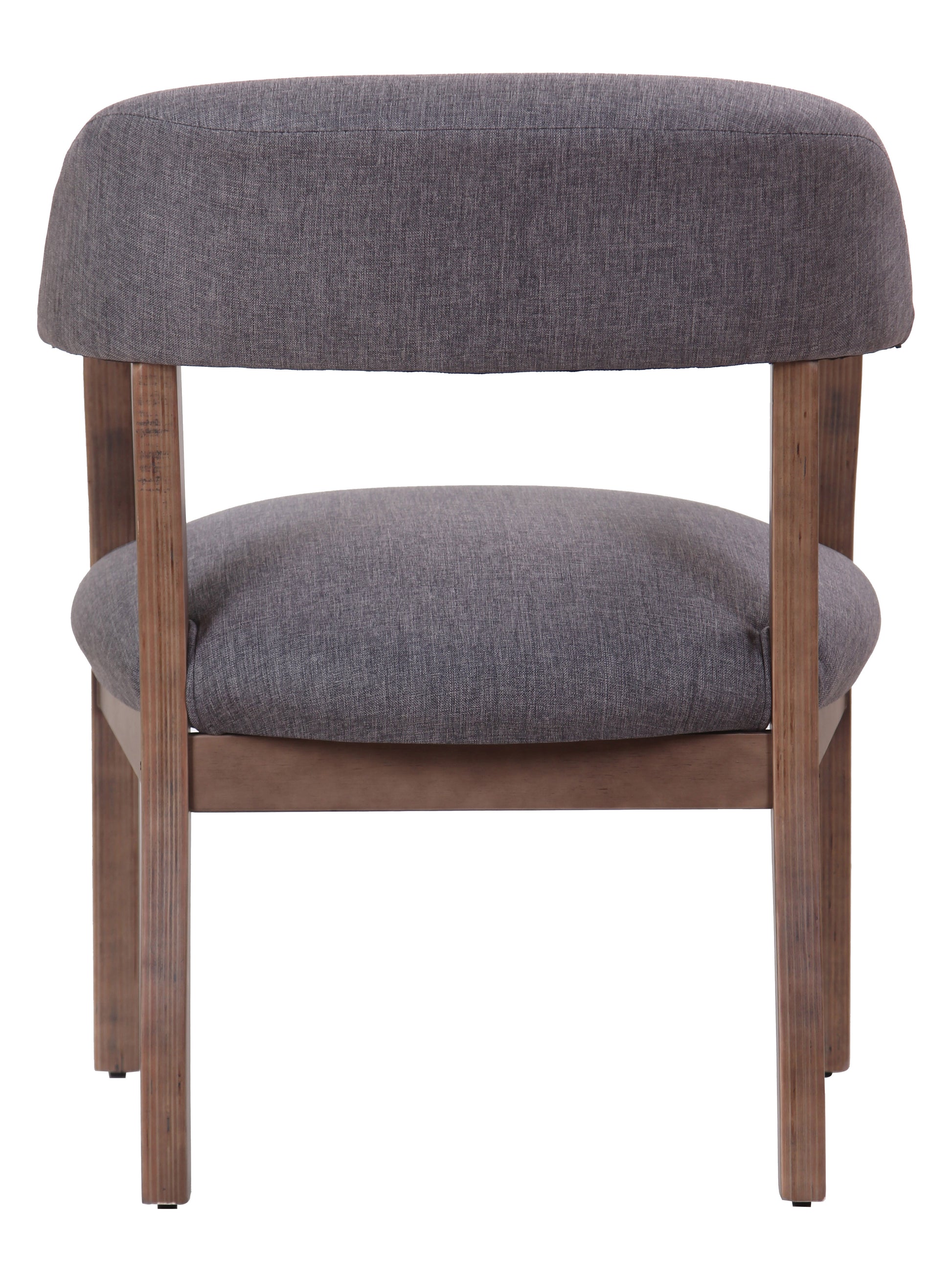 Boss Modern Captain's guest, accent or dining chair in Slate Grade Commercial Grade Linen image 4