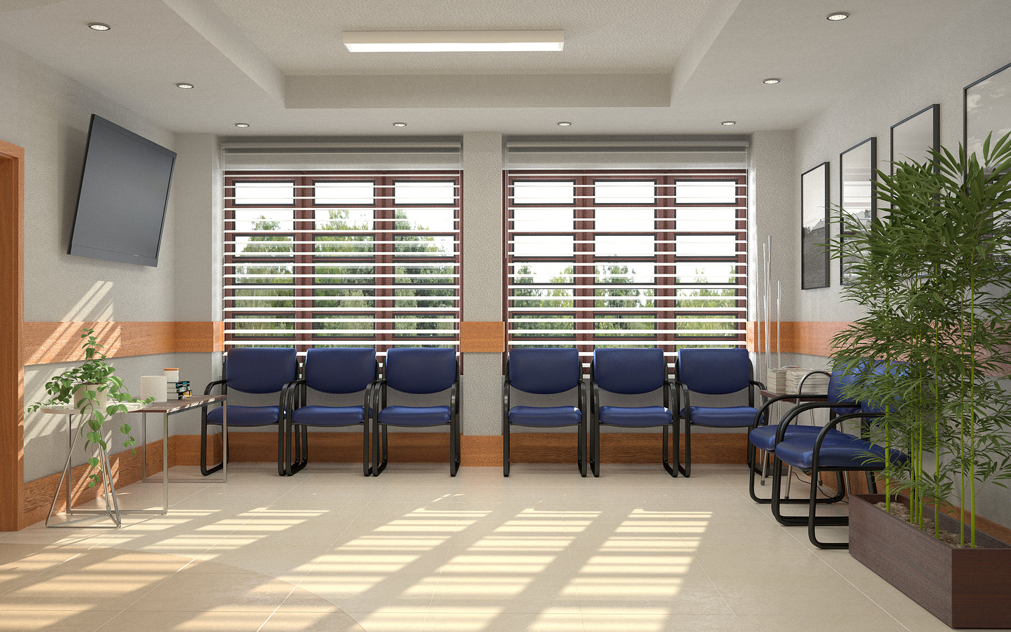 Boss Blue Fabric Guest Chair image 2