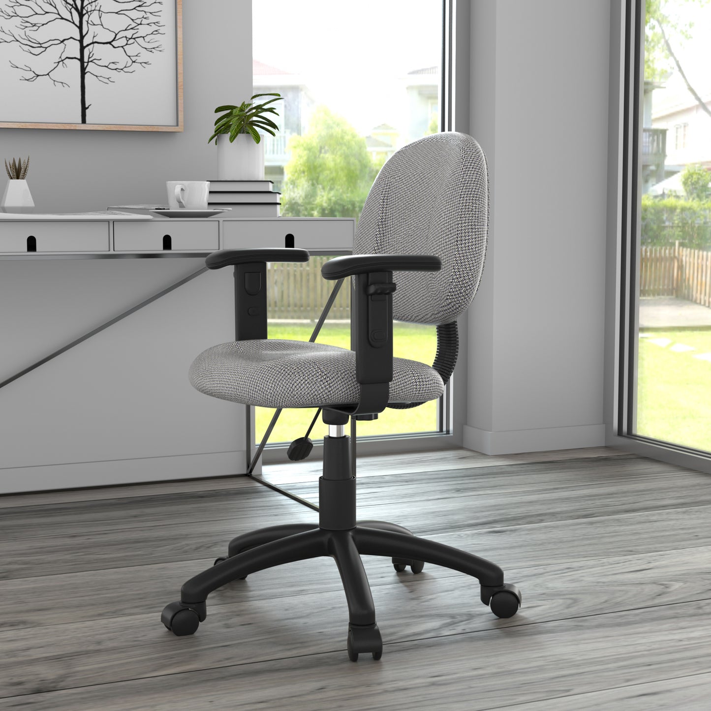 Boss Grey  Deluxe Posture Chair image 2