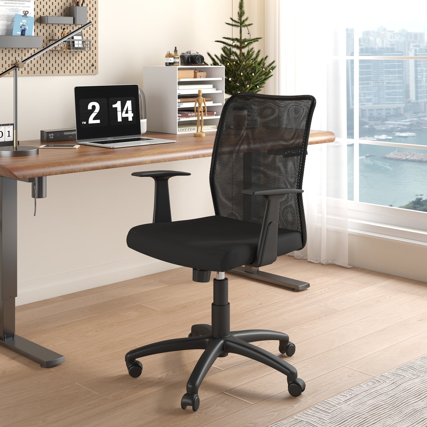 Boss Budget Mesh Task Chair W/ T-Arms image 2