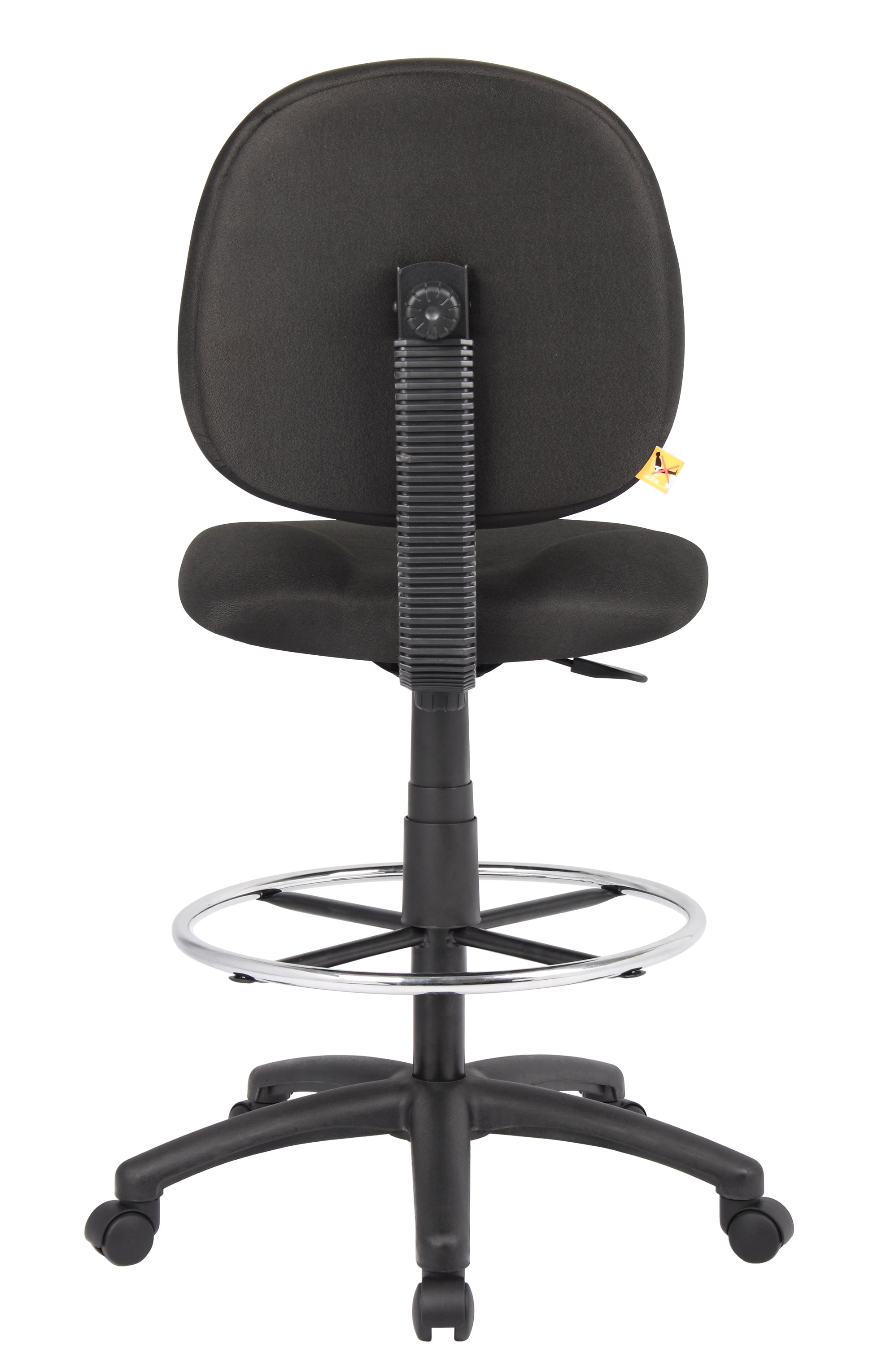 Boss Black Fabric Drafting Stools W/Footring image 5