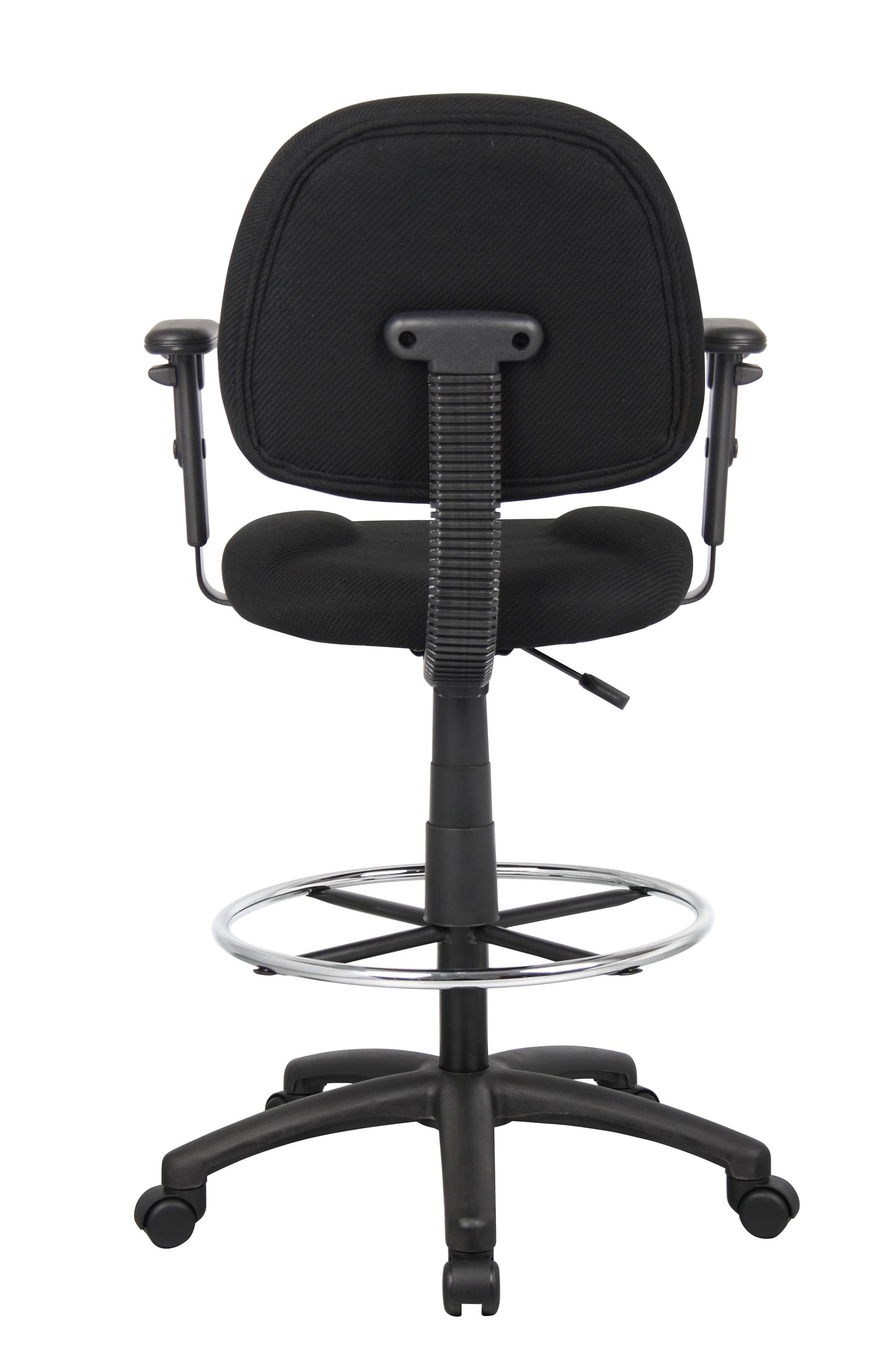 Boss Drafting Stool (B315-Bk) W/Footring And Adjustable Arms image 4