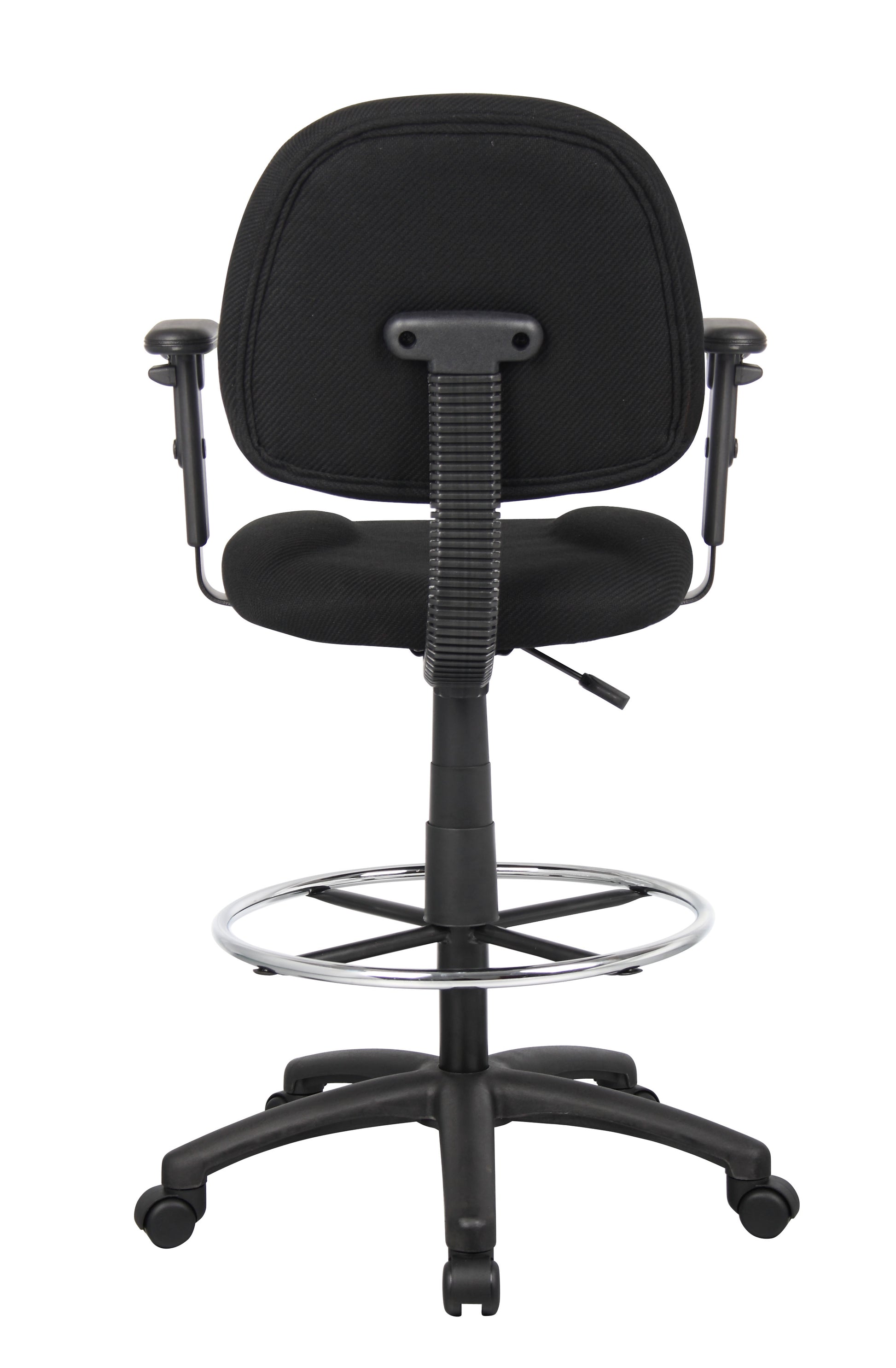 Boss Drafting Stool (B315-Bk) W/Footring And Adjustable Arms image 4