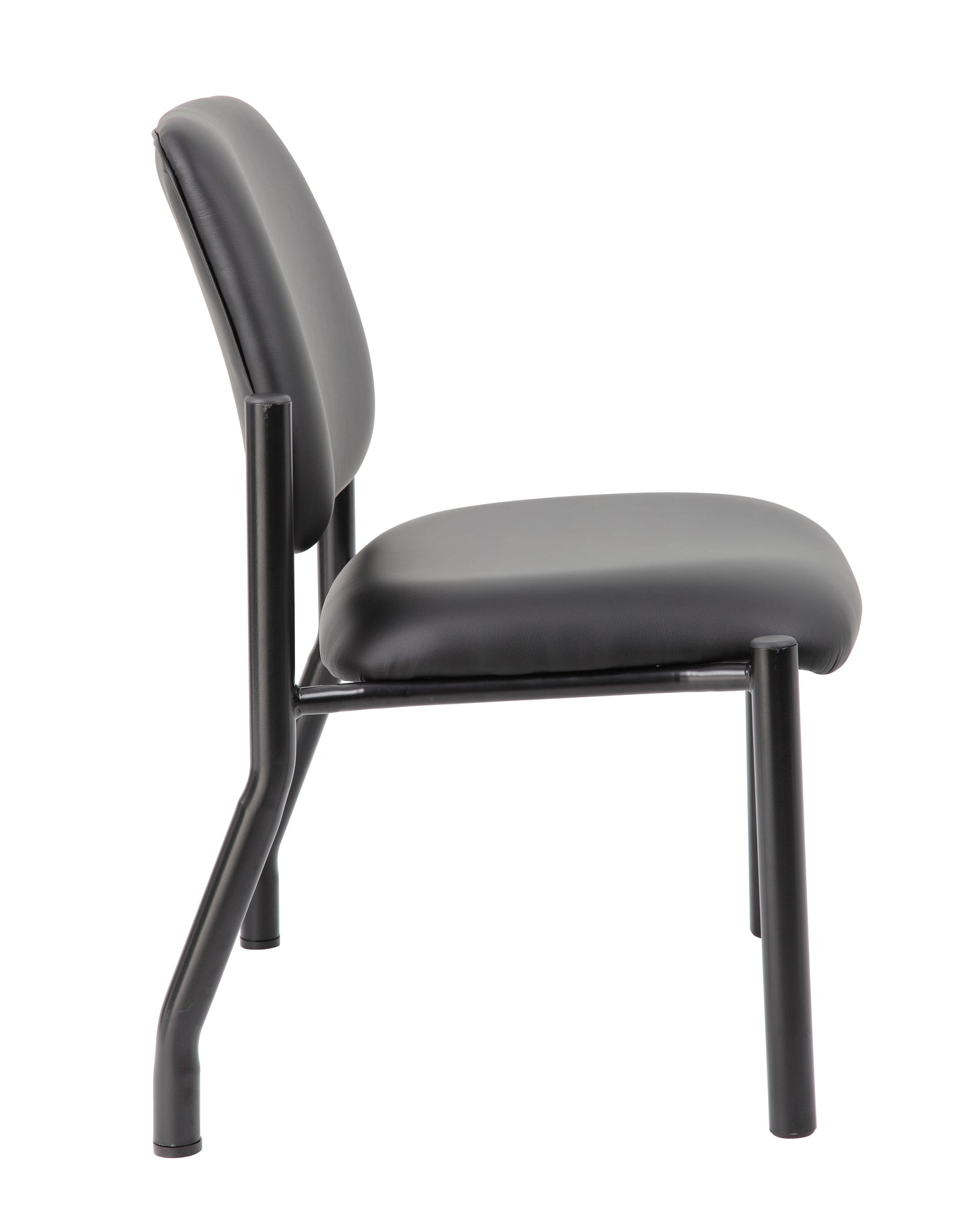 Boss Antimicrobial Armless Guest Chair, 400 lb. weight capacity image 7