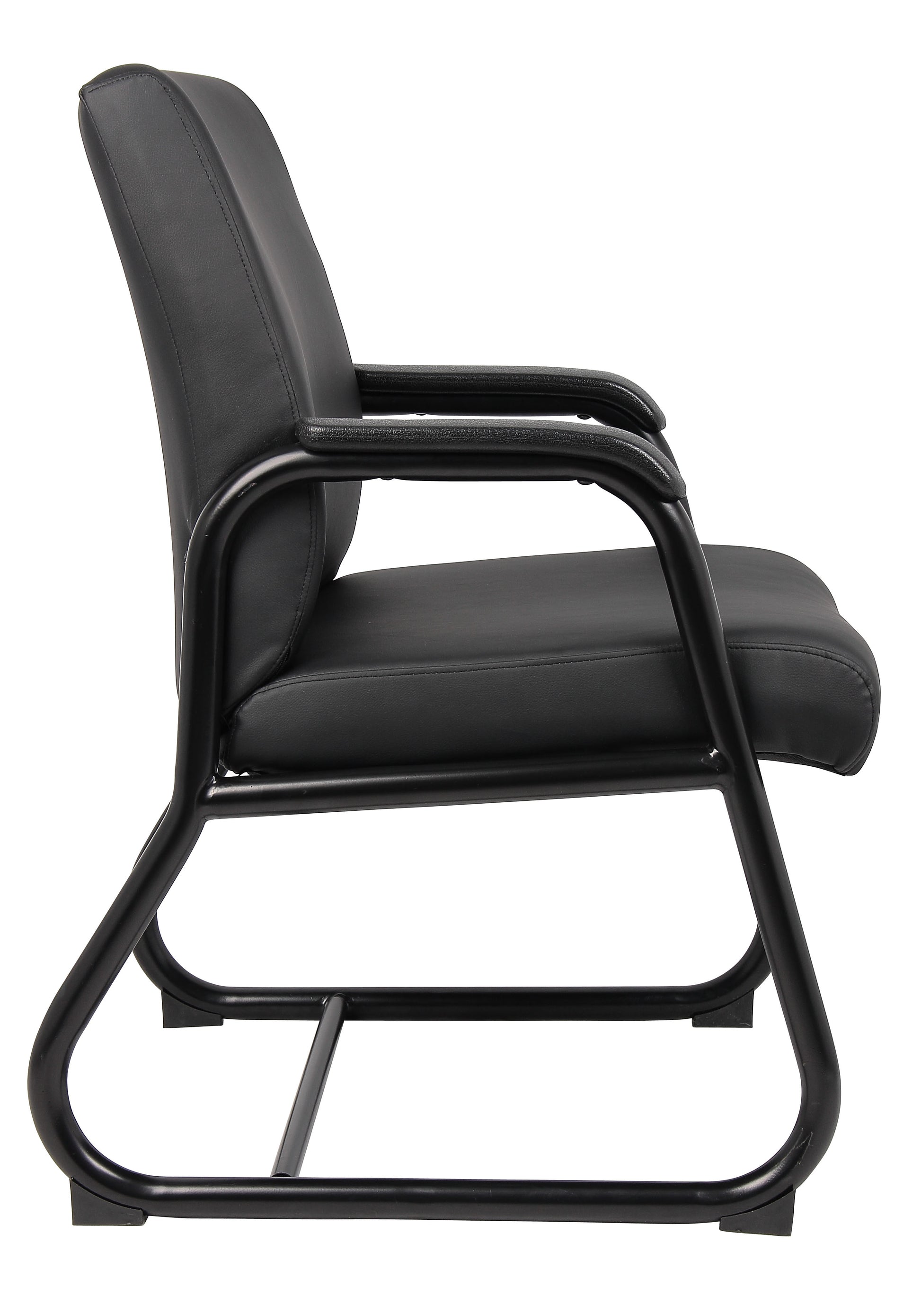 Boss Heavy Duty Antimicrobial Vinyl Guest Chair image 4
