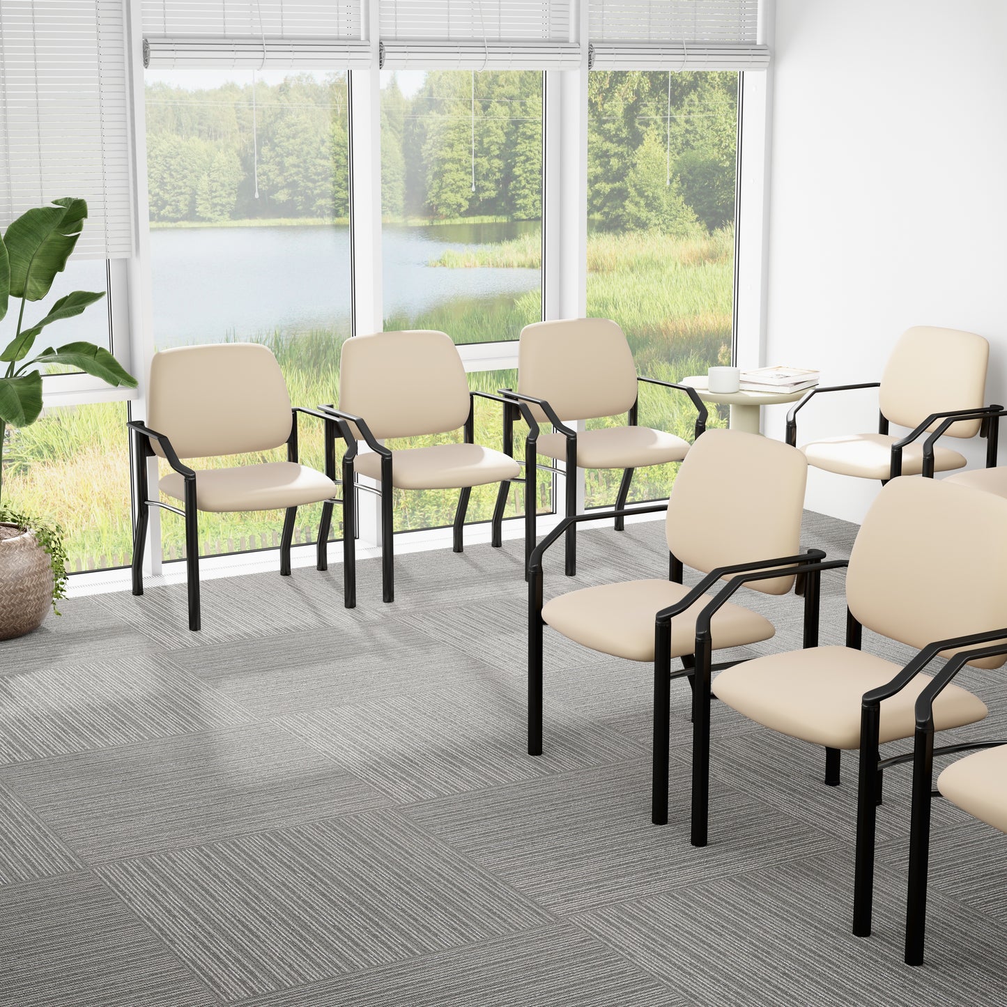 Boss Antimicrobial Guest Chair, 300 lb. weight capacity image 2