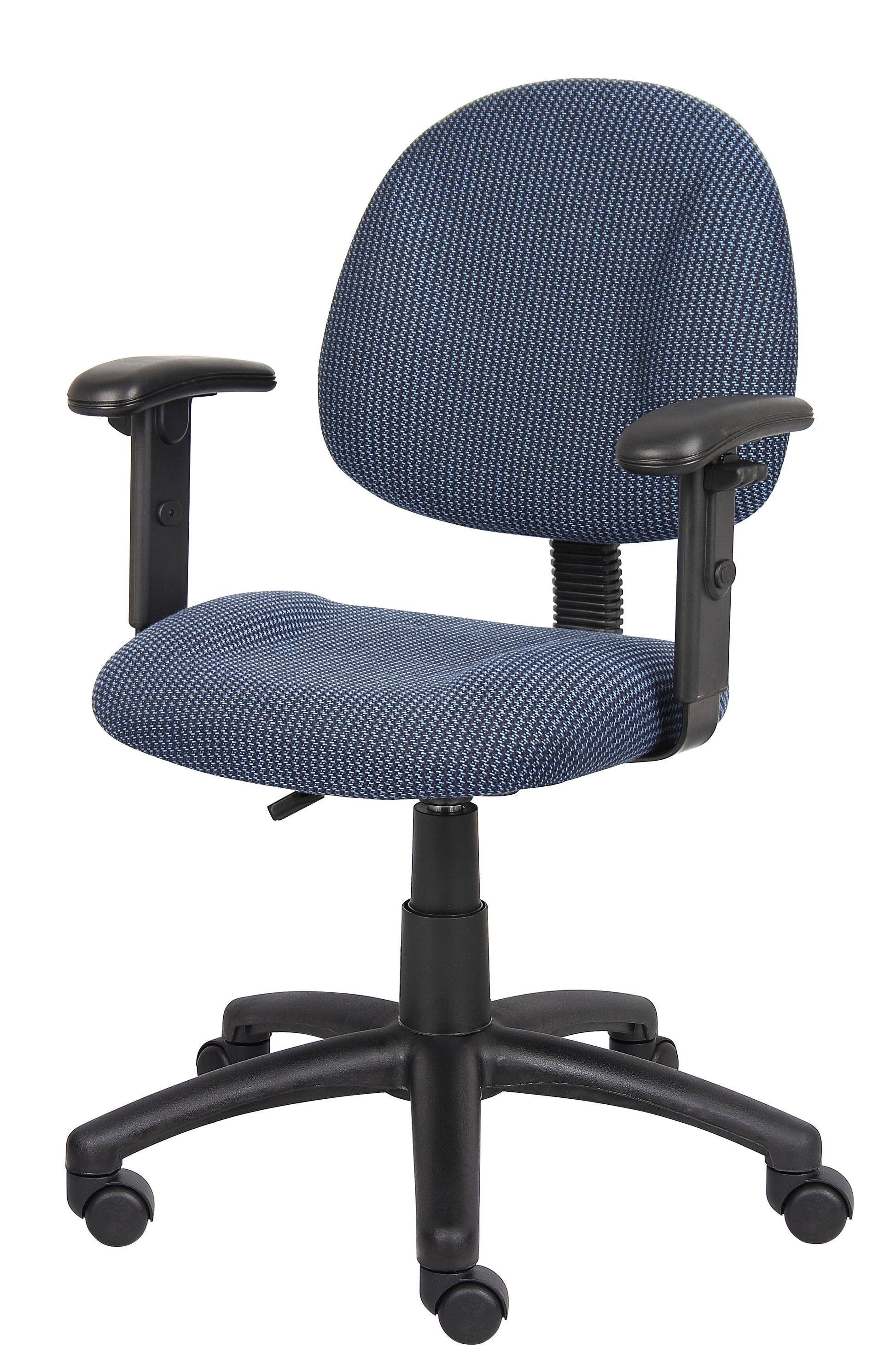Boss Blue  Deluxe Posture Chair W/ Adjustable Arms image 6