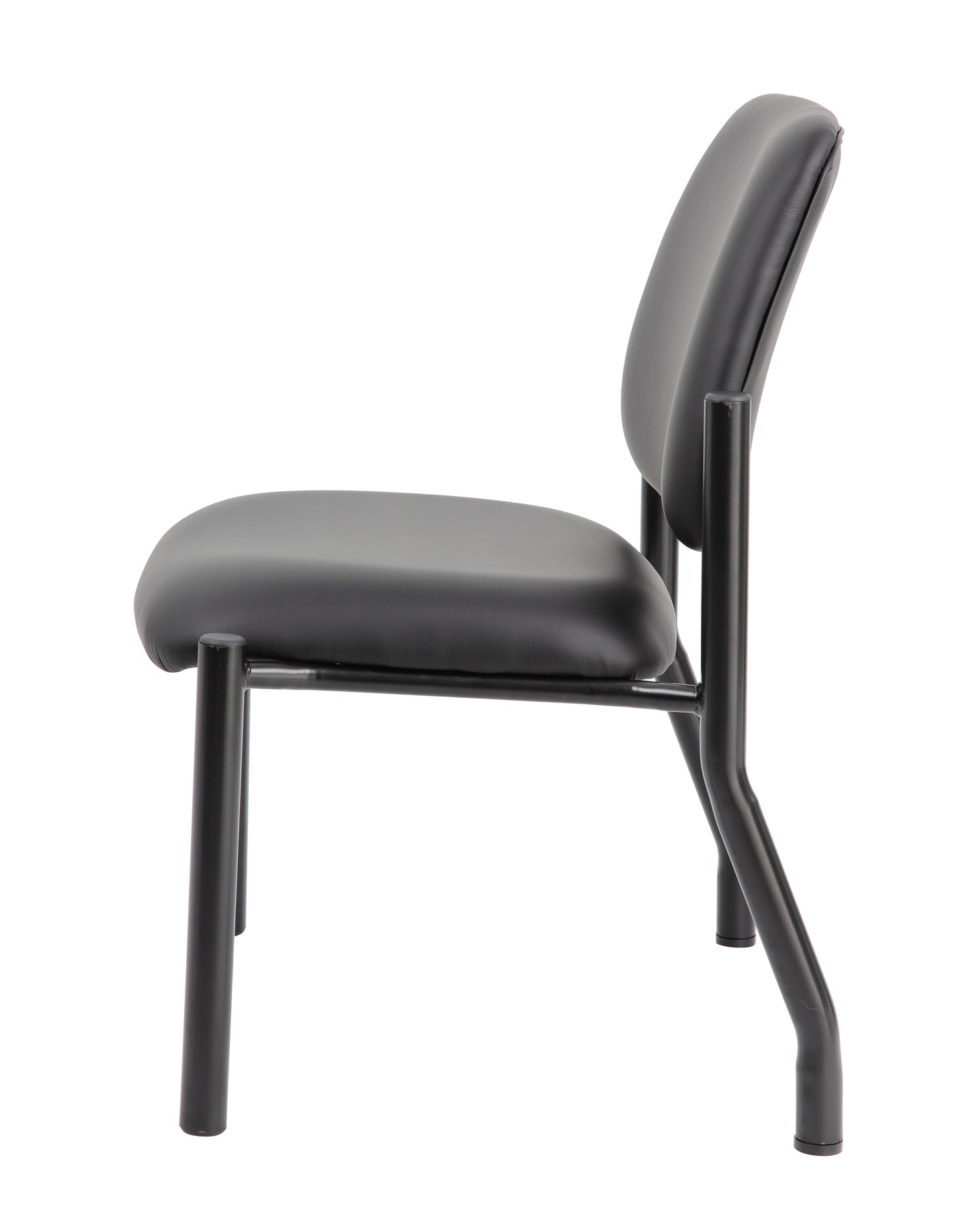 Boss Antimicrobial Armless Guest Chair, 400 lb. weight capacity image 8