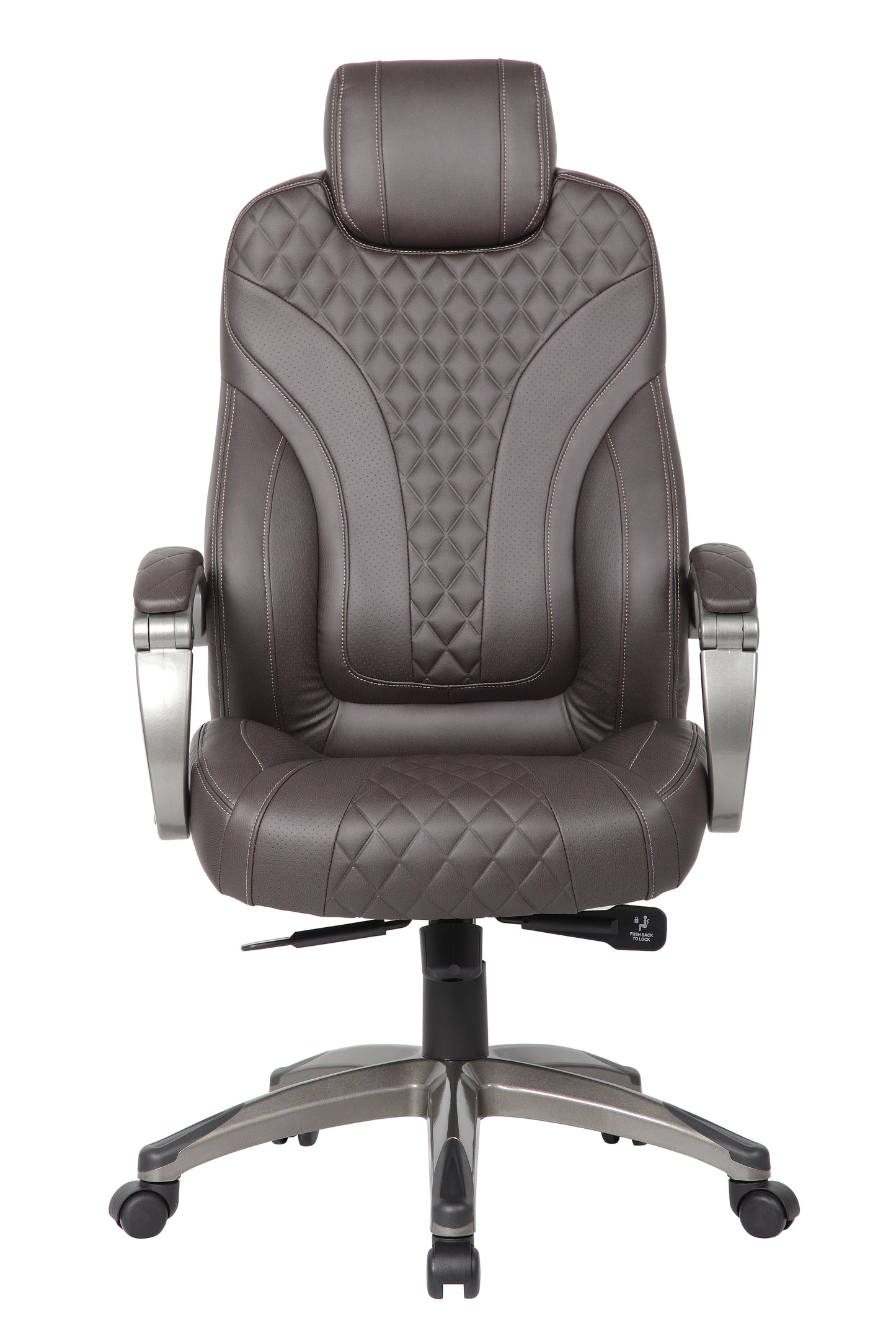 Boss Executive Hinged Arm Chair - Brown image 5