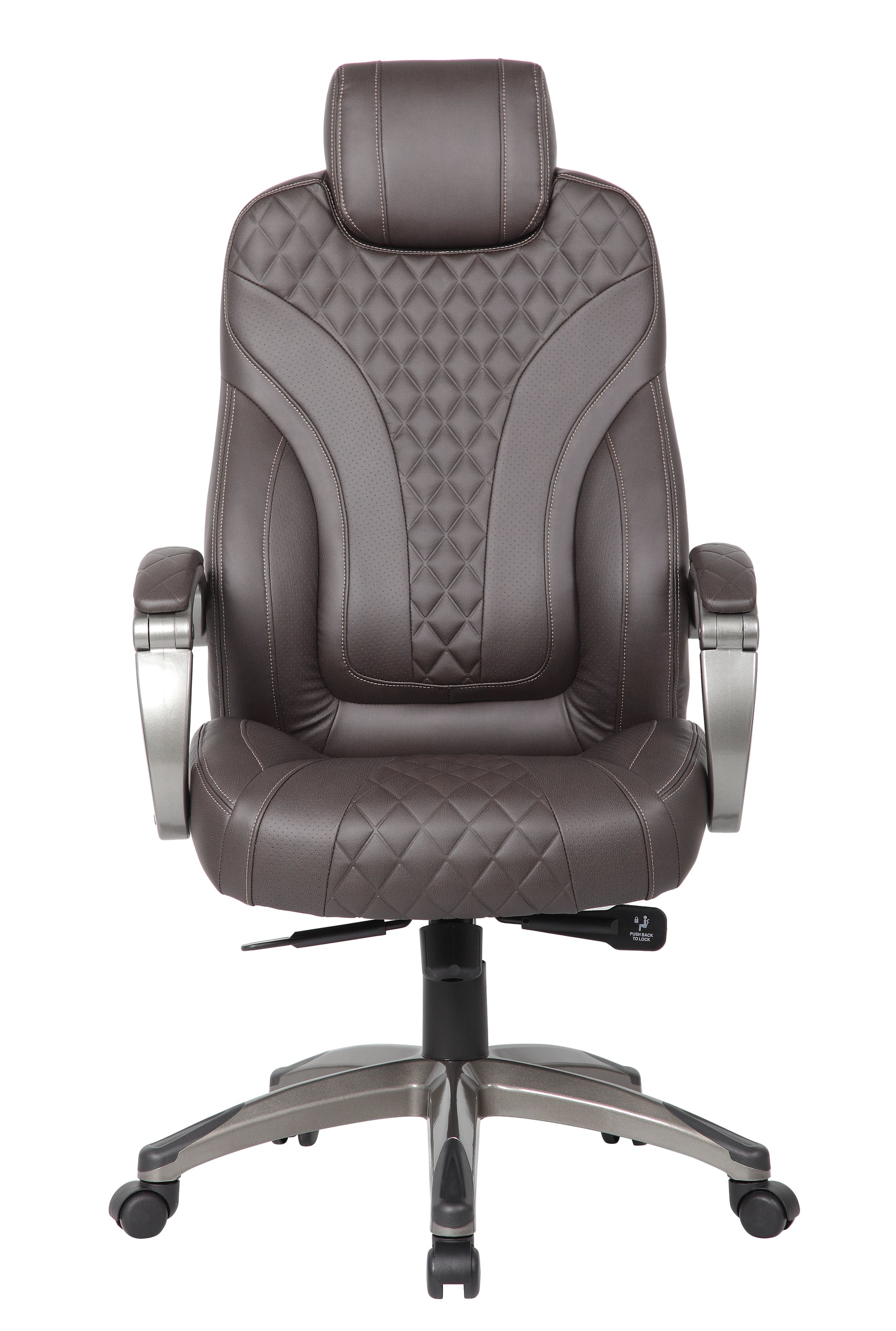 Boss Executive Hinged Arm Chair - Brown image 5