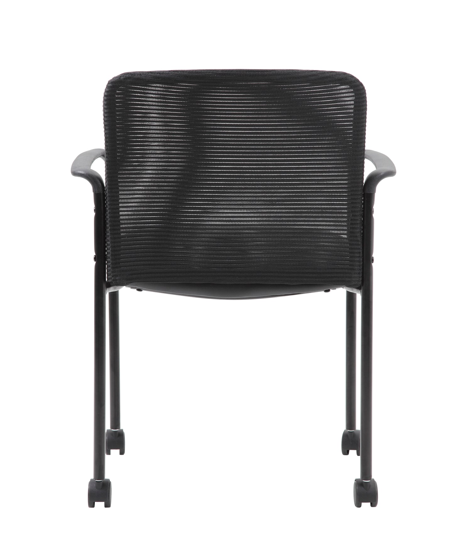 Boss Mesh Guest Chair with Casters, Black image 4