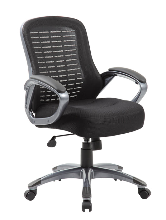 Boss Ribbed High Back Mesh Chair