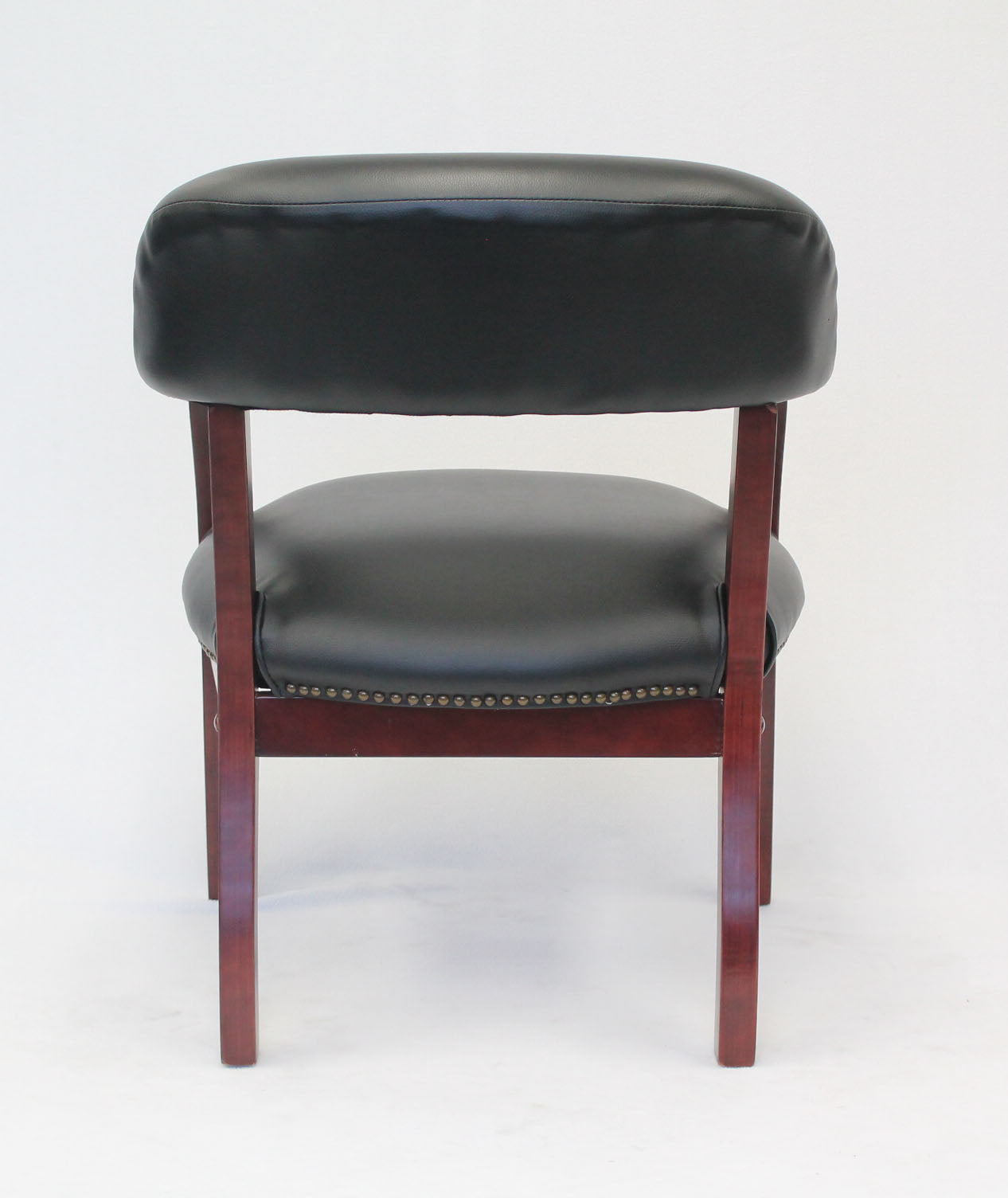 Boss Captain's guest, accent or dining chair in Black Vinyl image 6