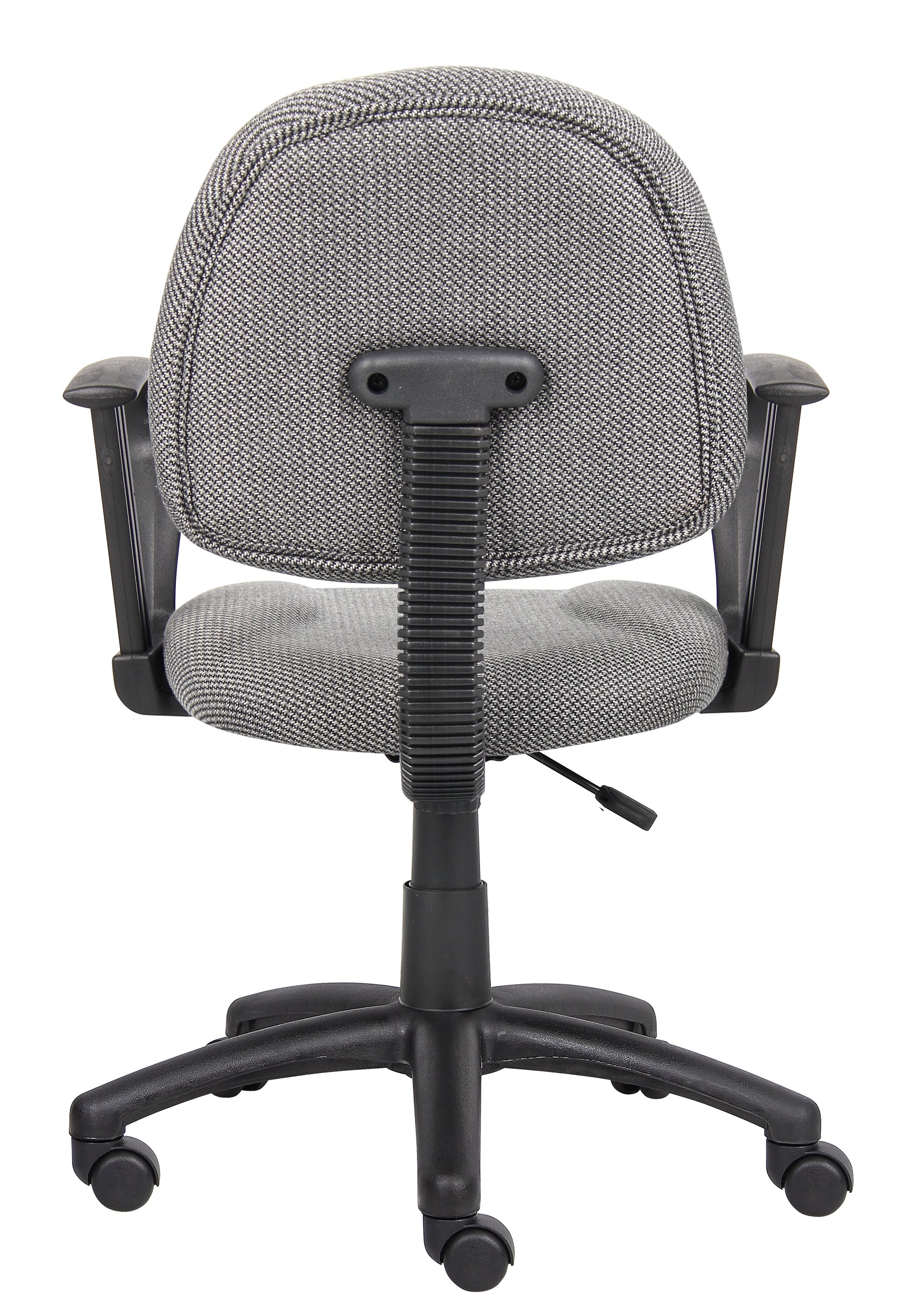 Boss Grey  Deluxe Posture Chair W/ Loop Arms image 4