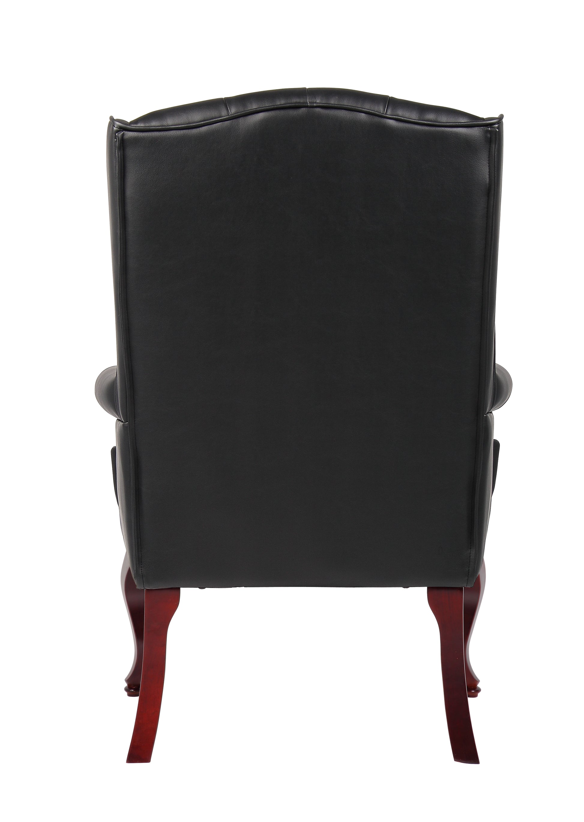 Boss Wingback Traditional Guest Chair In Black image 6