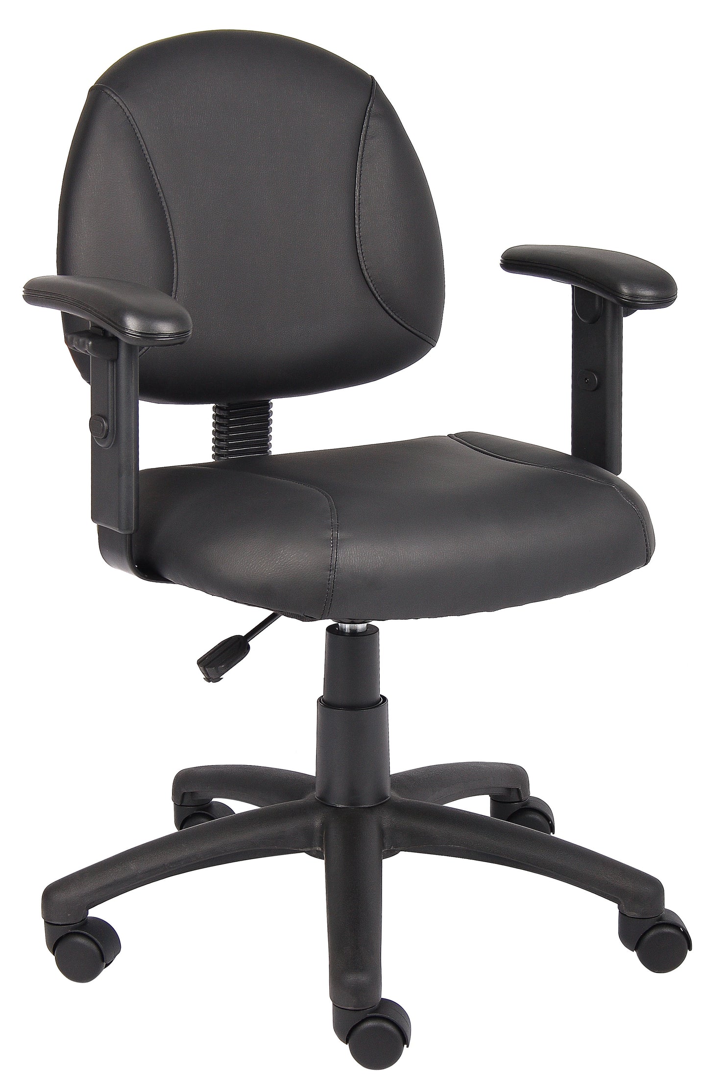 Boss Black Posture Chair W/ Adjustable Arms