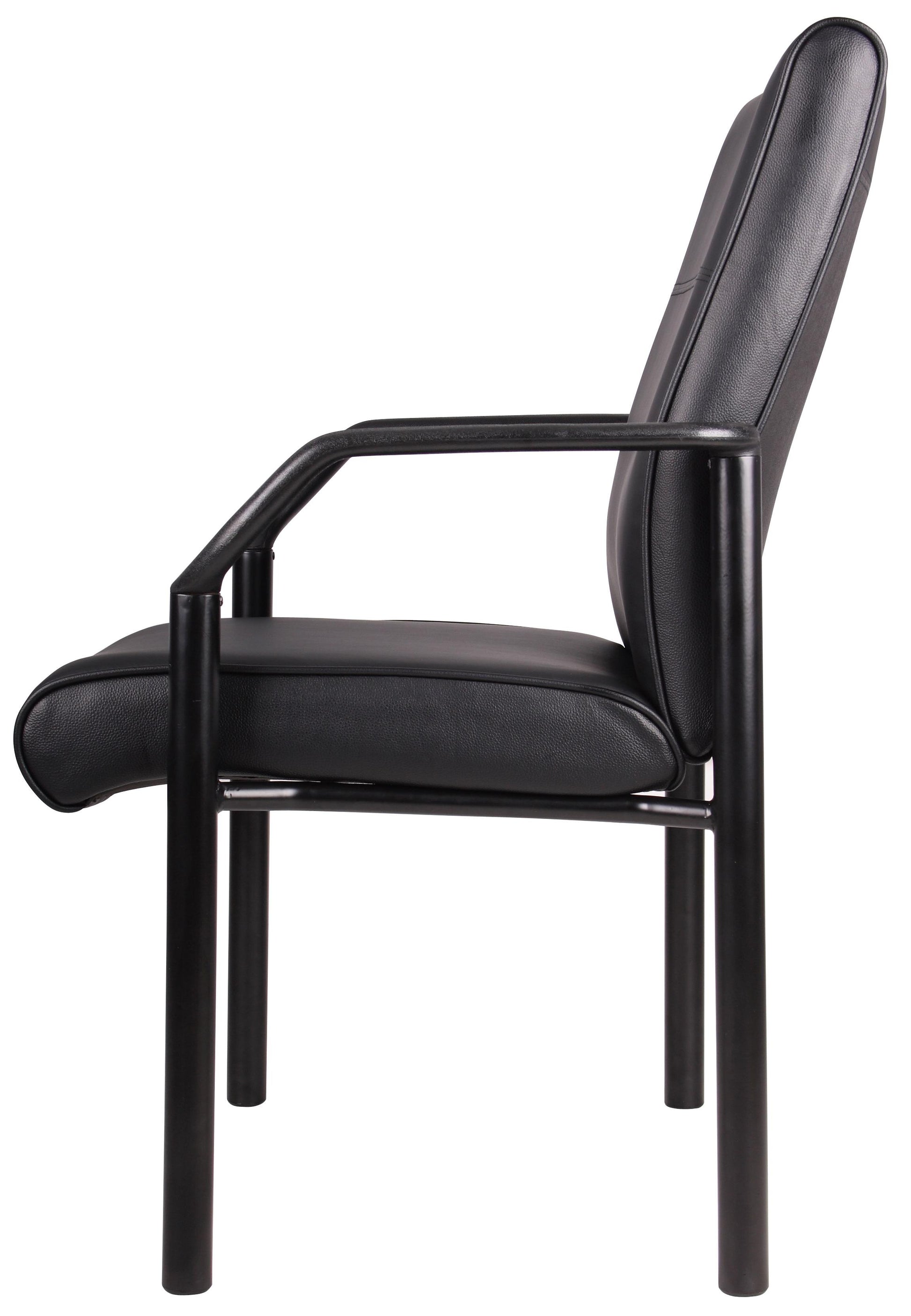 Boss Mid Back Guest Chair In LeatherPlus image 7