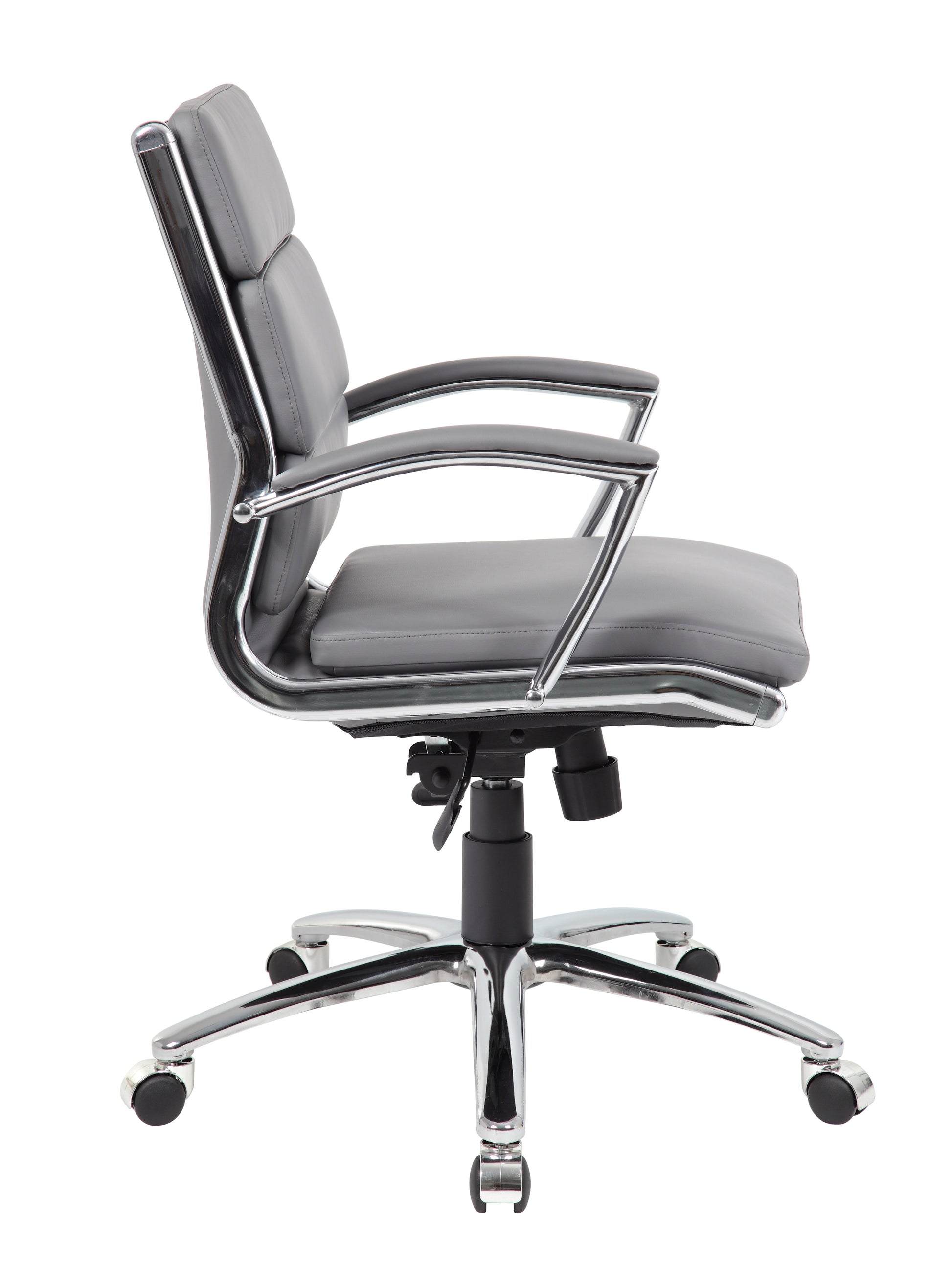 Boss Executive CaressoftPlus Chair with Metal Chrome Finish - Mid Back image 9