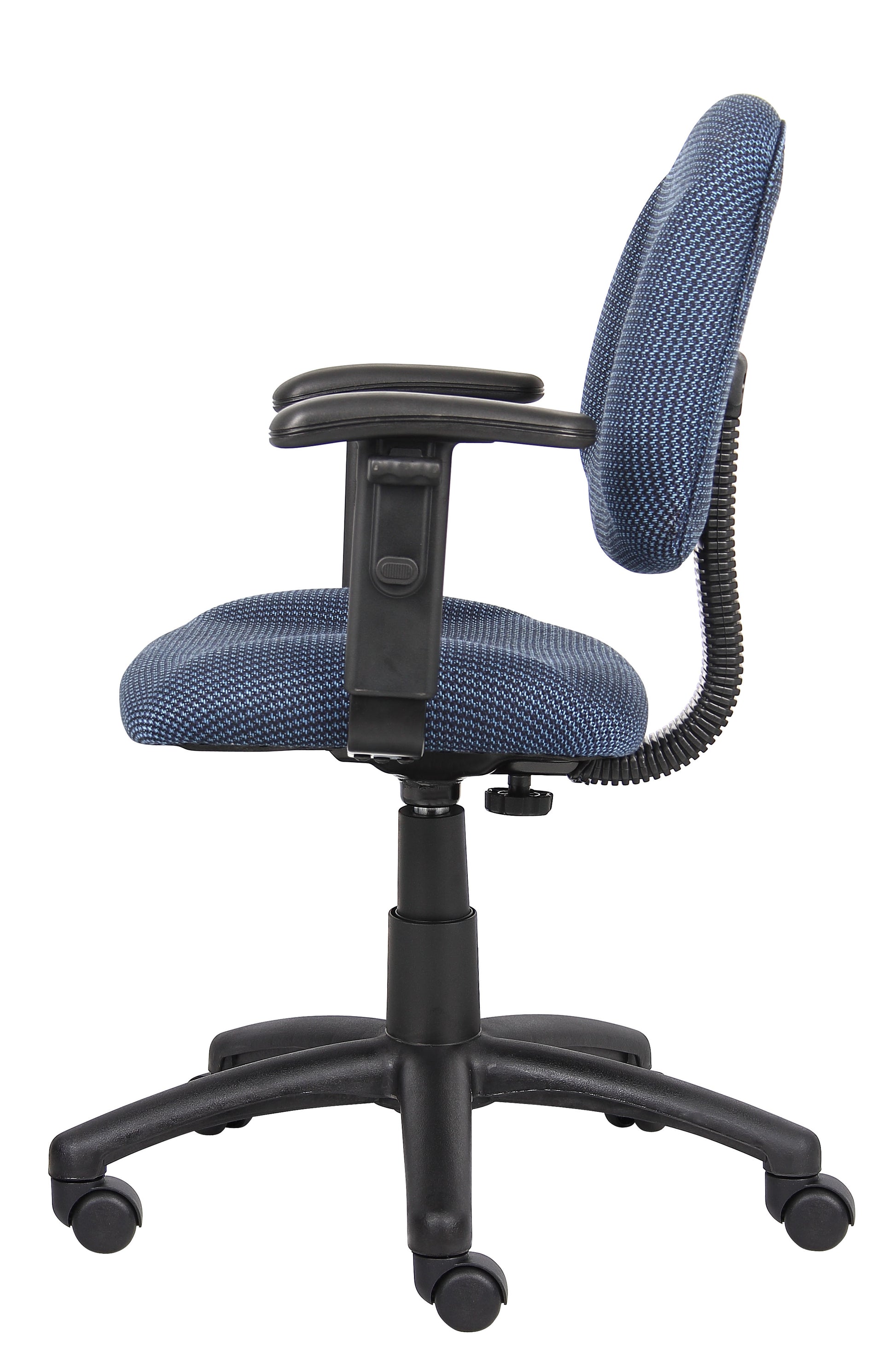 Boss Blue  Deluxe Posture Chair W/ Adjustable Arms image 7