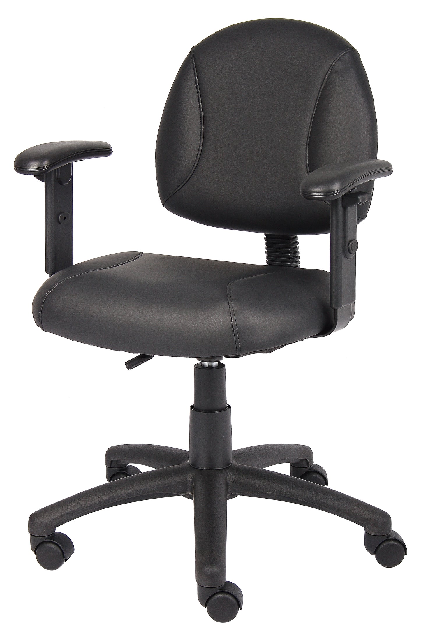 Boss Black Posture Chair W/ Adjustable Arms image 4