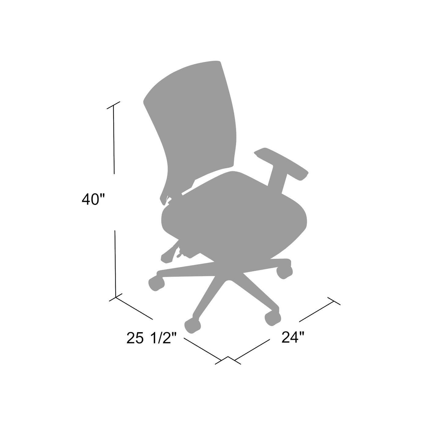 Boss Contract Mesh Back Task Chair image 4
